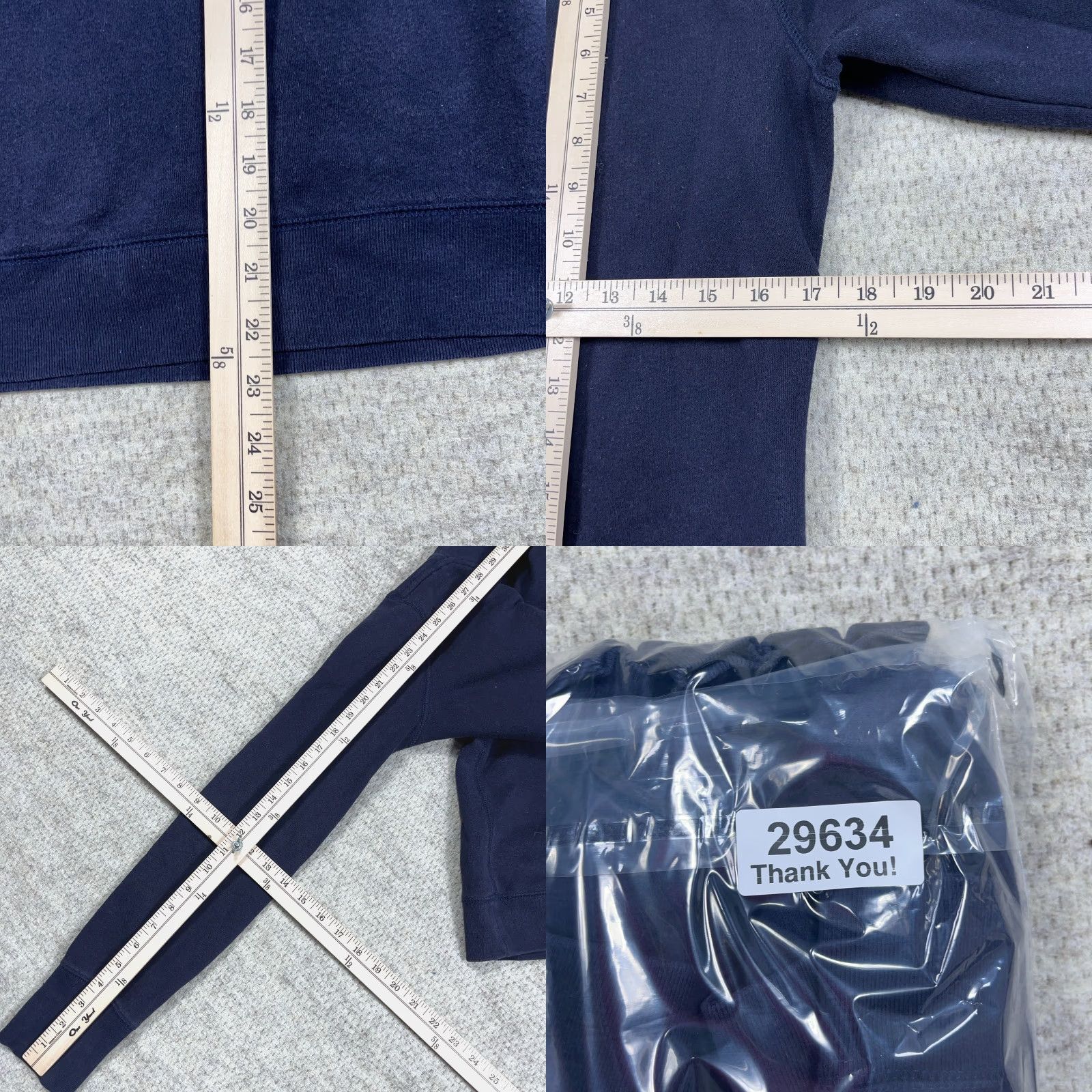 Vintage VINTAGE Aeropostale Hoodie Women M Blue Sweatshirt Logo 90s Pullover Hooded All Seasons 2000s Beach Modern Casual Logo Size M / US 6-8 / IT 42-44 - 8 Thumbnail