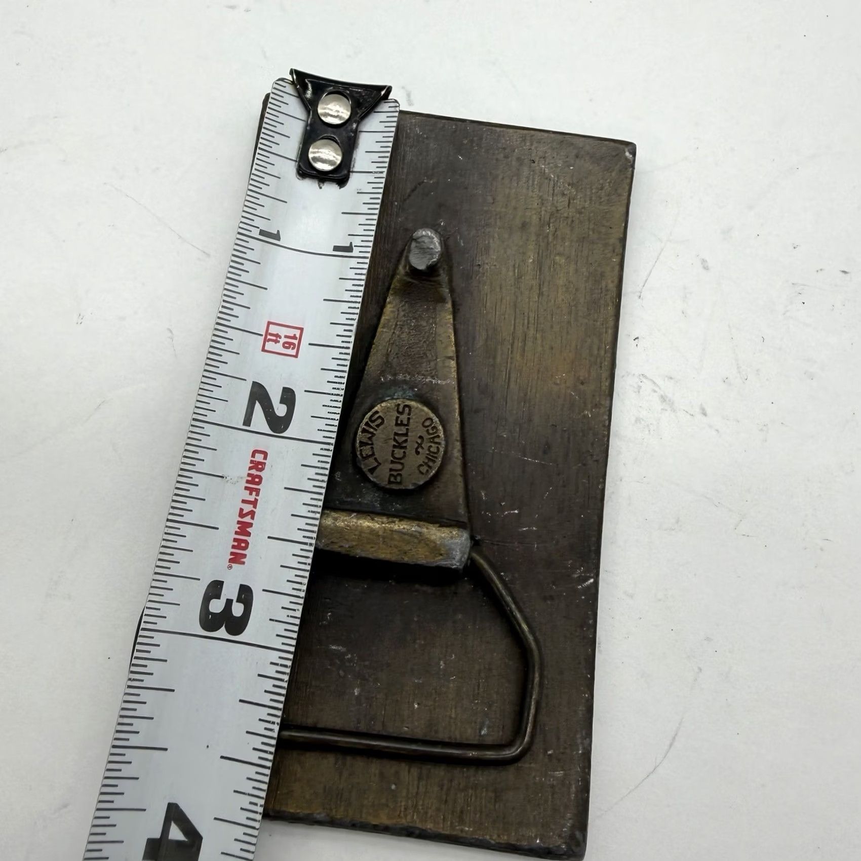 Vintage VINTAGE Brass Acapulco Gold Belt Buckle FLAW Bronze Motorcycle Unbranded Adult Unisex 1970s Damaged Prong Broken Size ONE SIZE - 3 Thumbnail