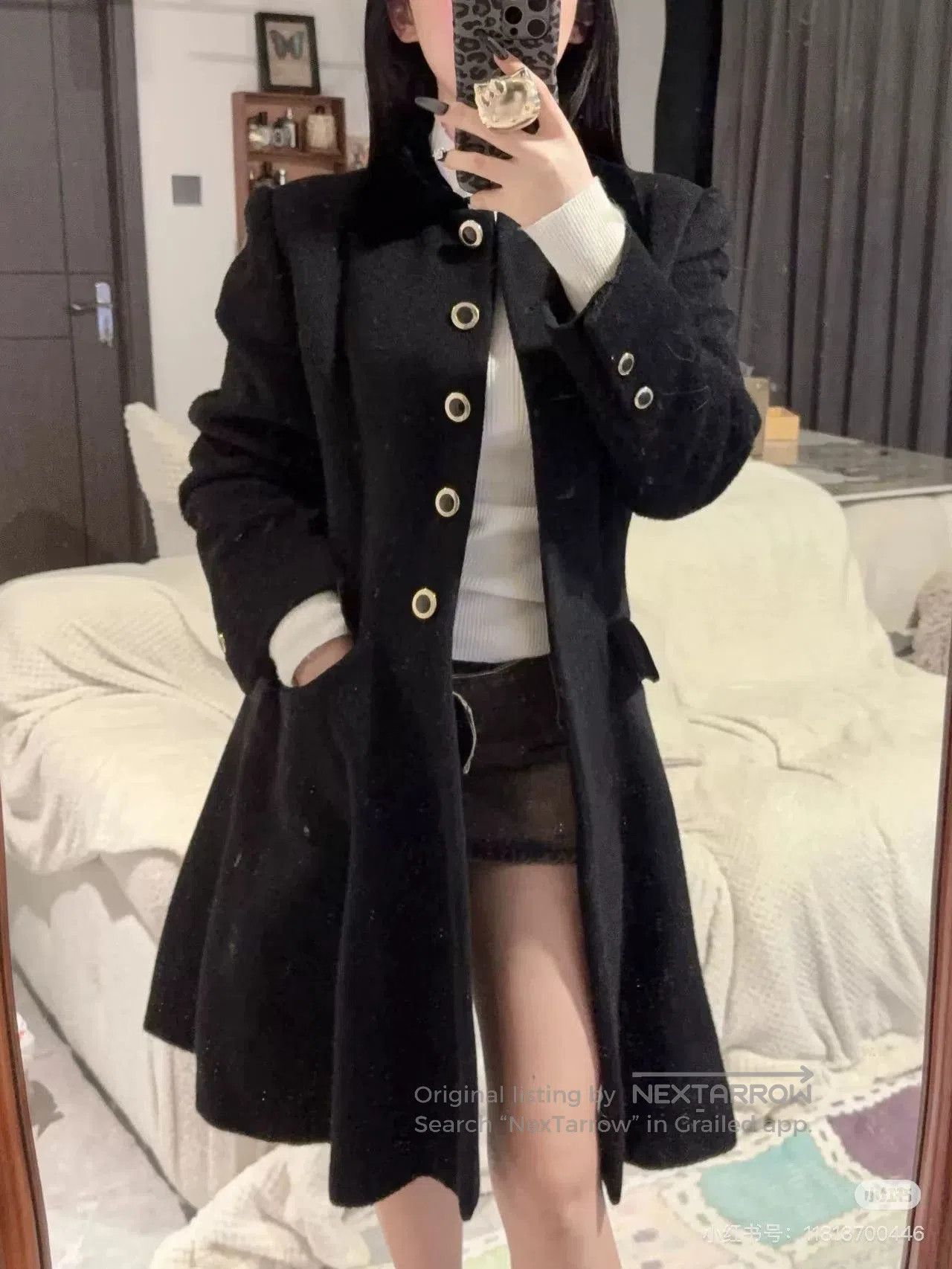 Dior dior cashmere coat in great condition. Size US L / EU 52-54 / 3 - 2 Thumbnail