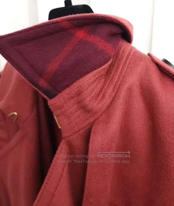 Burberry Burberry Red Cashmere Mid-Length Coat. Size M / US 6-8 / IT 42-44 - 9 Thumbnail