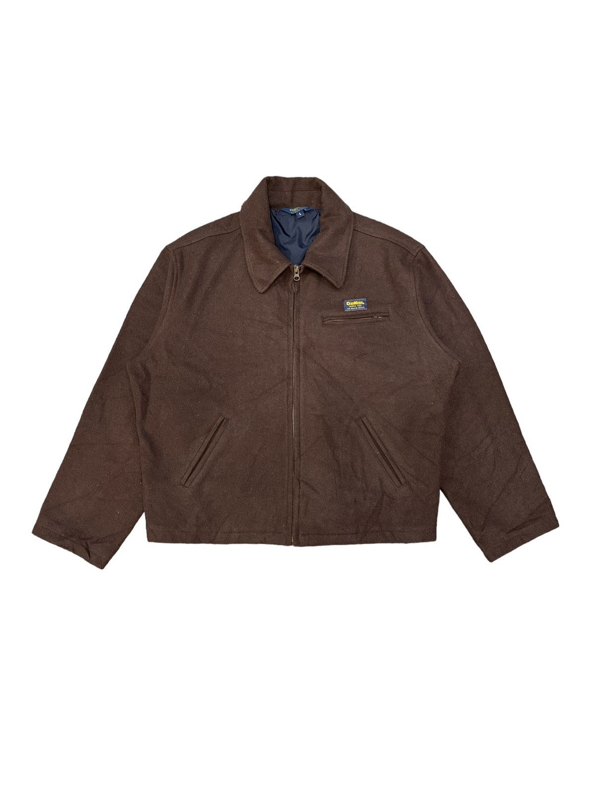 Oshkosh × Vintage VINTAGE OSKOSH CLASSIC B'GOSH WOOL ZIPPER JACKET Size US L / EU 52-54 / 3 - 1 Thumbnail
