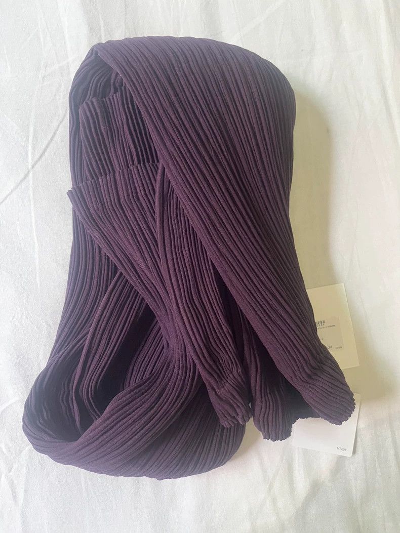 Other Issey Miyake size:2 Purple toothpick skirt Size 22" - 6 Thumbnail