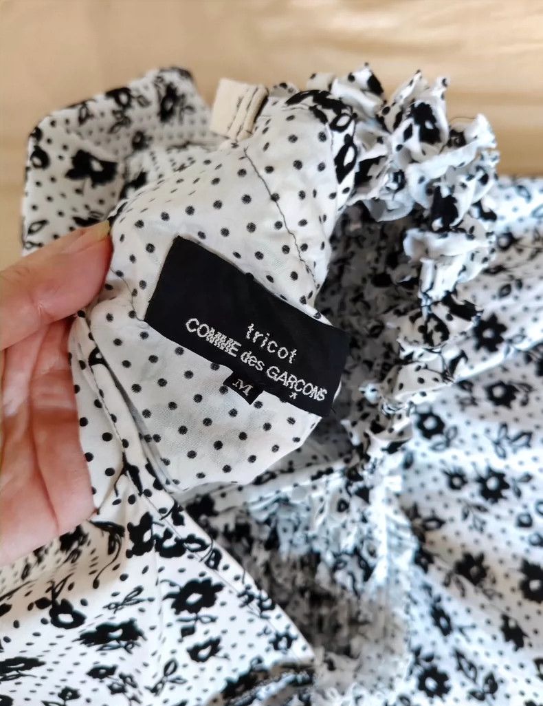Comme des Garcons Comme Des Garcons Short sleeve shirt with petal collar dec Size M / US 6-8 / IT 42-44 - 4 Thumbnail