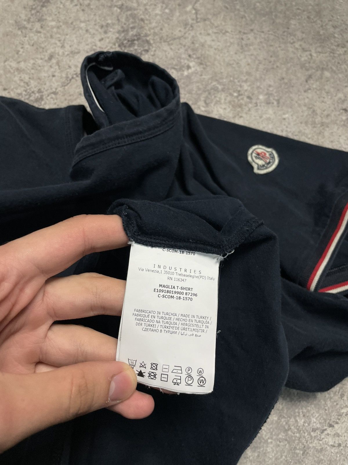 Moncler Moncler T Shirt Maglia Polo Corta Size US L / EU 52-54 / 3 - 7 Thumbnail