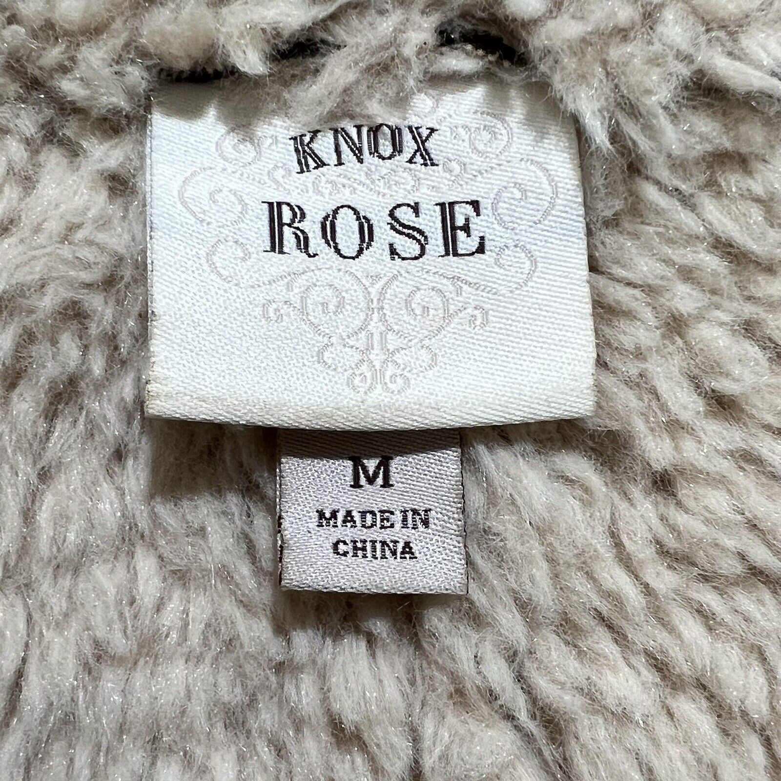 Target Basics Knox Rose Faux Fur Vest Faux Leather Open Front Sleeveless Size M / US 6-8 / IT 42-44 - 5 Thumbnail