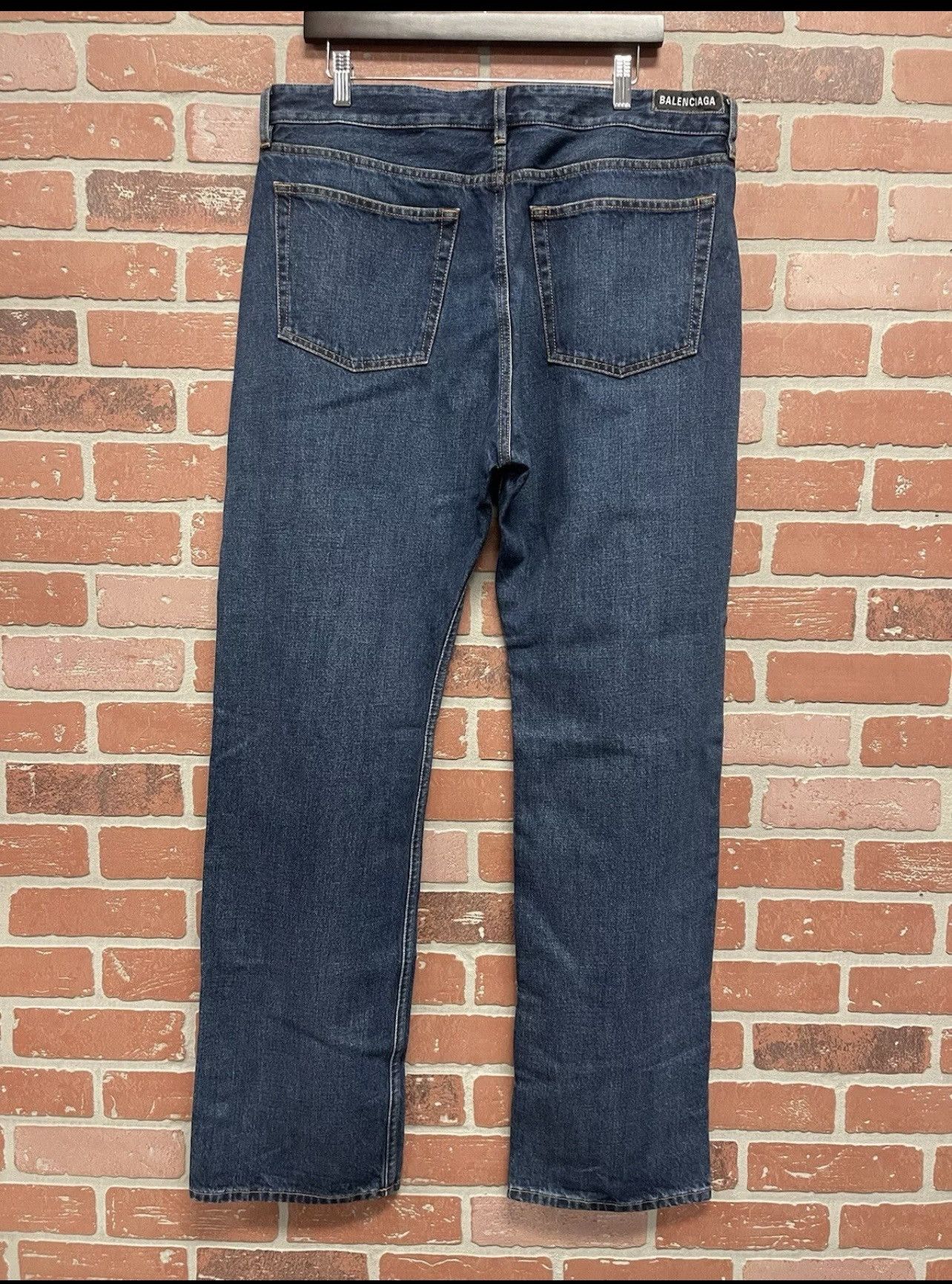 Balenciaga Size 36 - Balenciaga Standard Fit Jean Denim Daddy Wash $895 Size US 36 / EU 52 - 7 Thumbnail