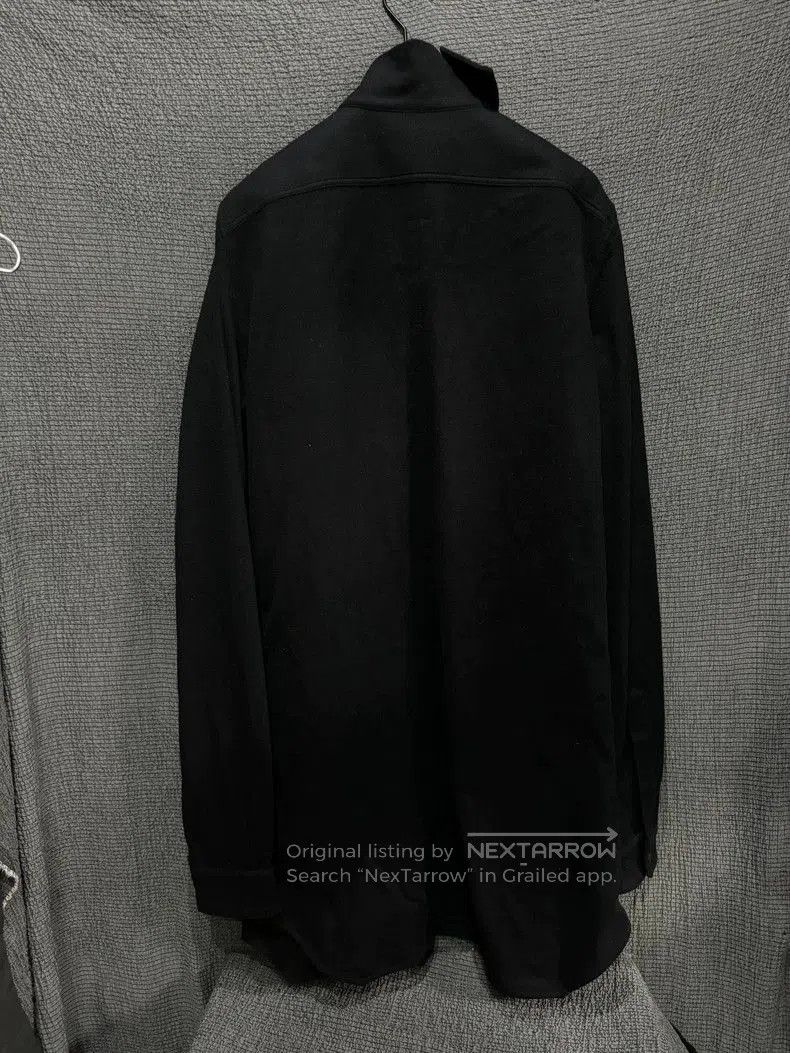 Rick Owens Rick Owens 15FW Asymmetric Collar Wool Shirt . Size US L / EU 52-54 / 3 - 5 Thumbnail