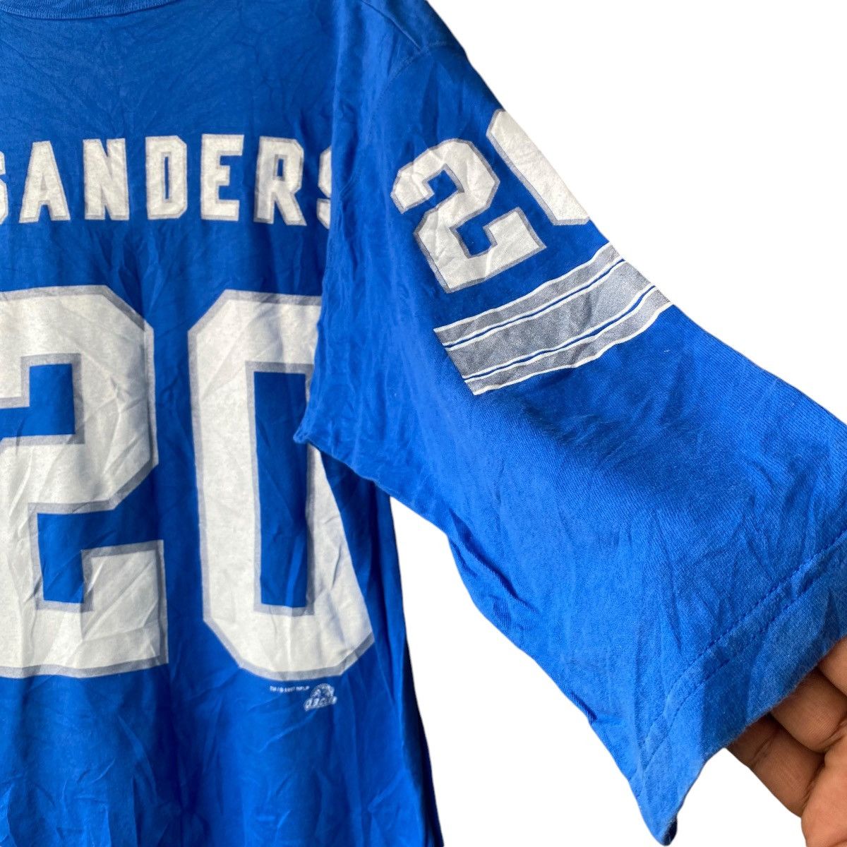 NFL Vintage 1997 Detroit Lions Barry Sanders Shirt Size US XL / EU 56 / 4 - 10 Thumbnail