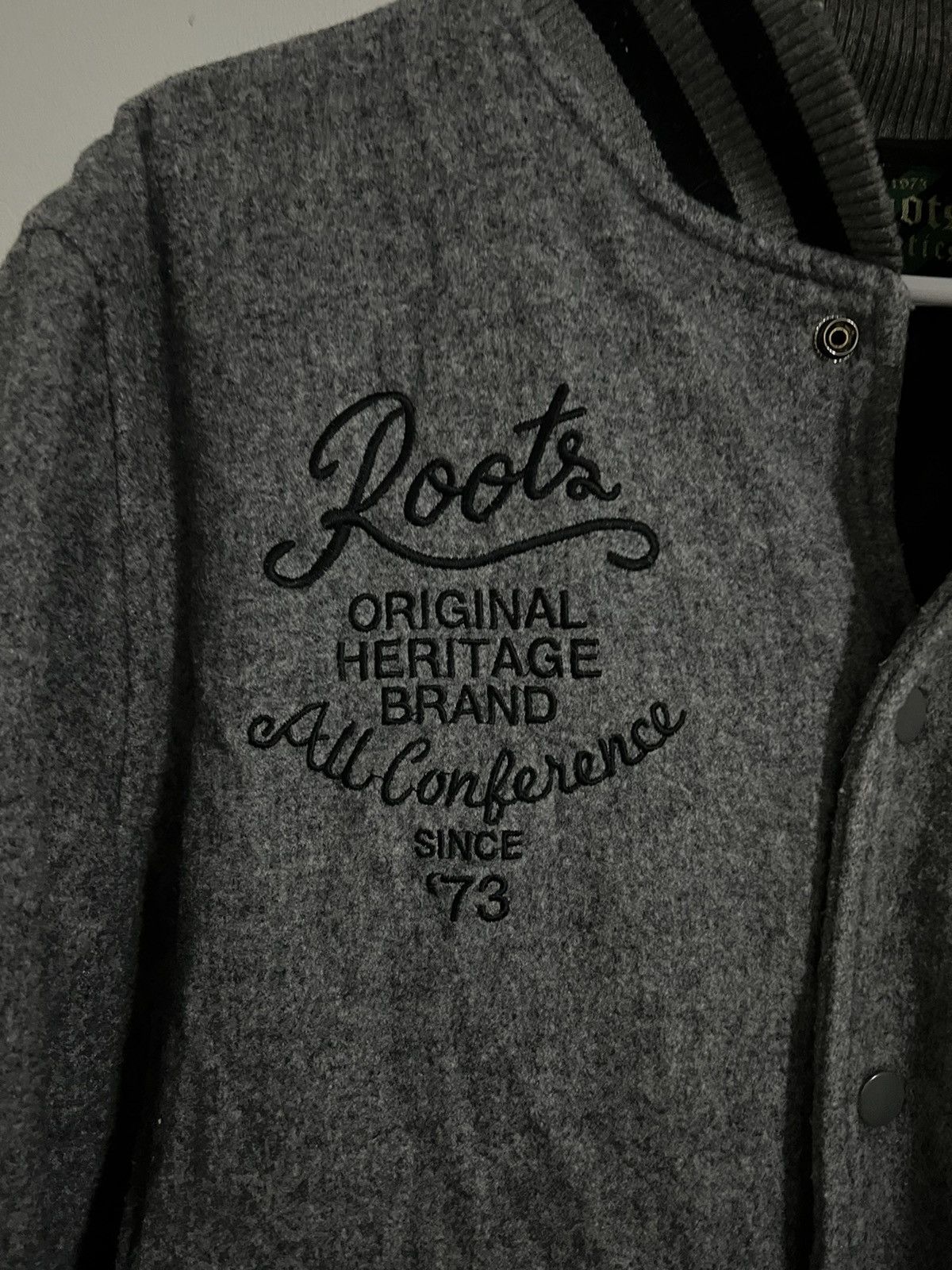 Roots Vintage 90s Roots Varsity Jacket Size US M / EU 48-50 / 2 - 2 Thumbnail