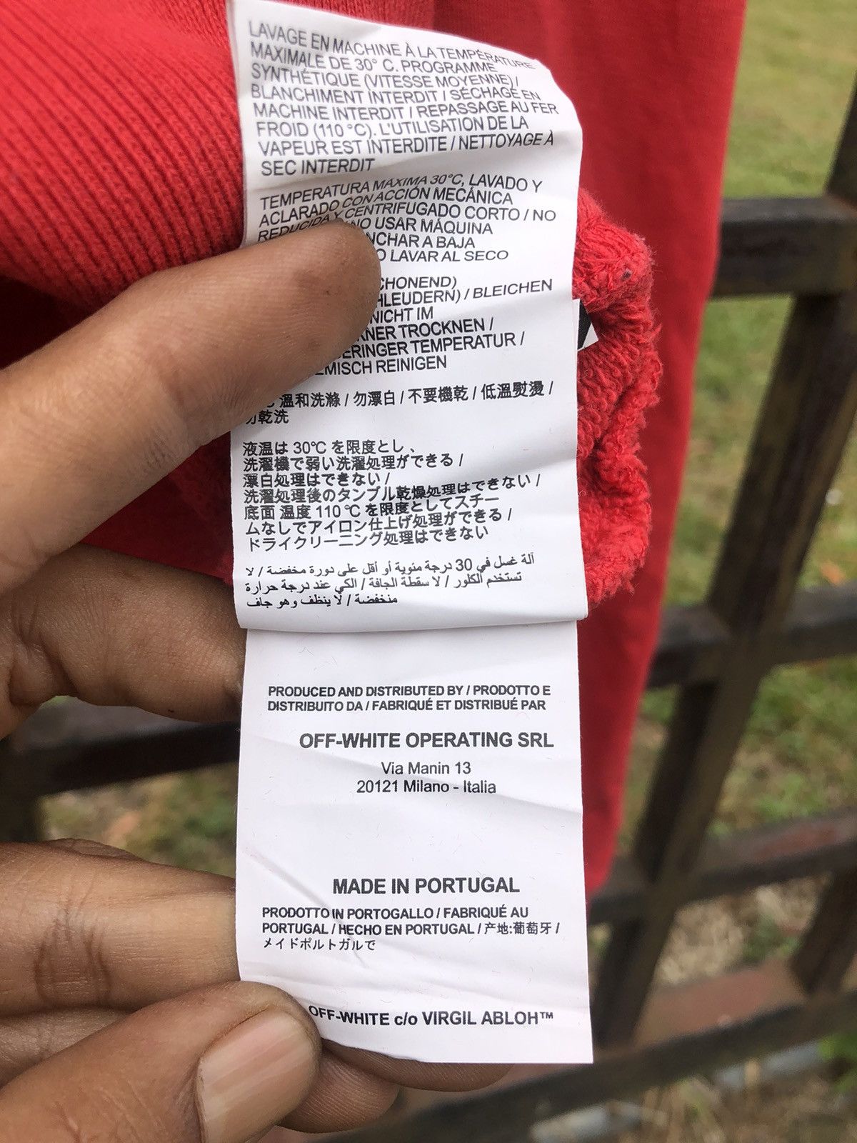 Off-White Virgil Abloh MCA Figure OF Speech OFF-WHITE Monalisa Sweater Size US M / EU 48-50 / 2 - 16 Thumbnail