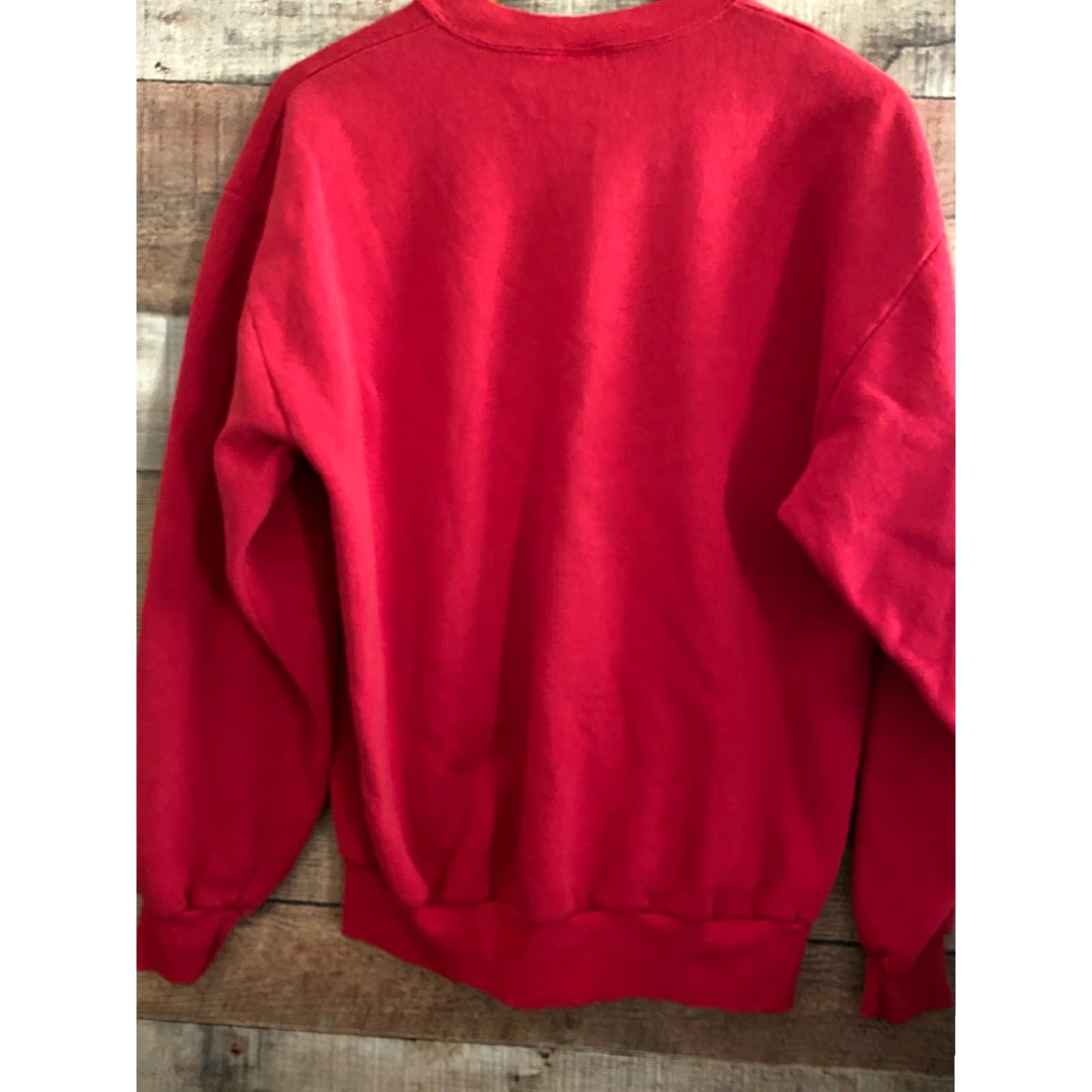 Jerzees VINTAGE Jerzees Sweatshirt Red Mens L Made In USA Crewneck Cart } Size US L / EU 52-54 / 3 - 3 Thumbnail