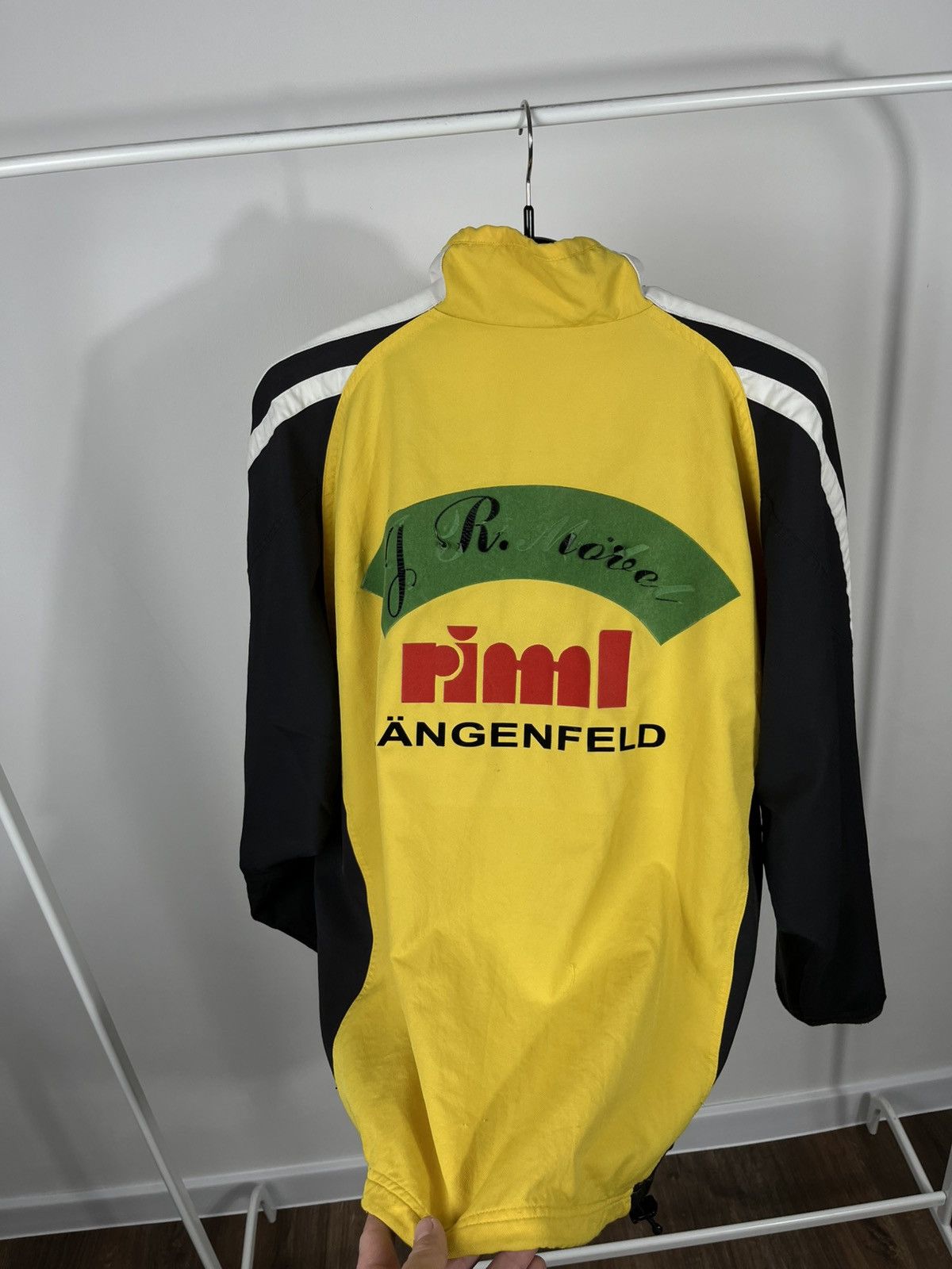 Adidas Vintage Adidas Yellow Black Team Zip Up Jacket Size US M / EU 48-50 / 2 - 14 Thumbnail
