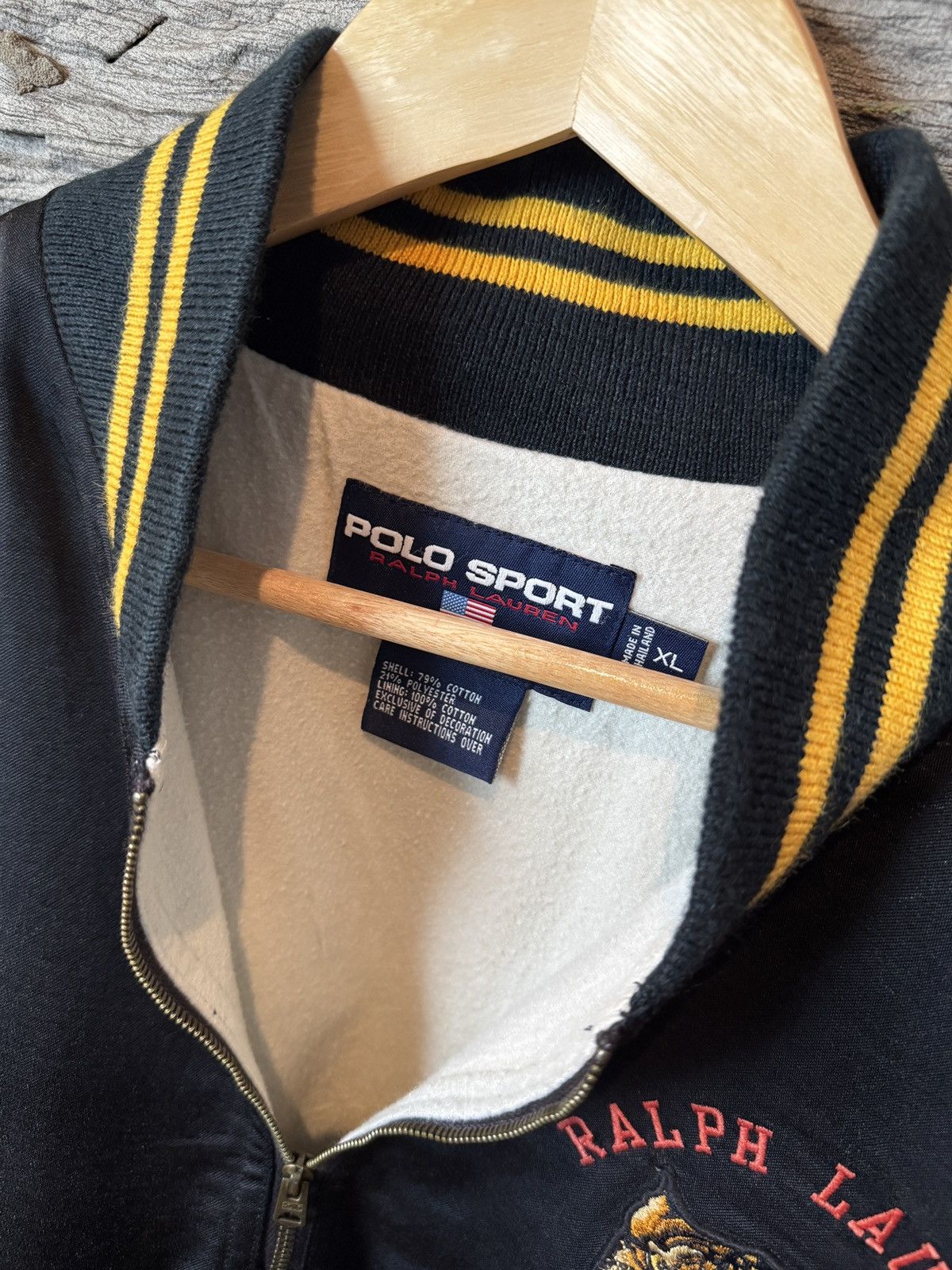 Ralph Lauren Polo Sport Tigers Half Zip BNWT XL Varsity Fit Size US XL / EU 56 / 4 - 3 Thumbnail
