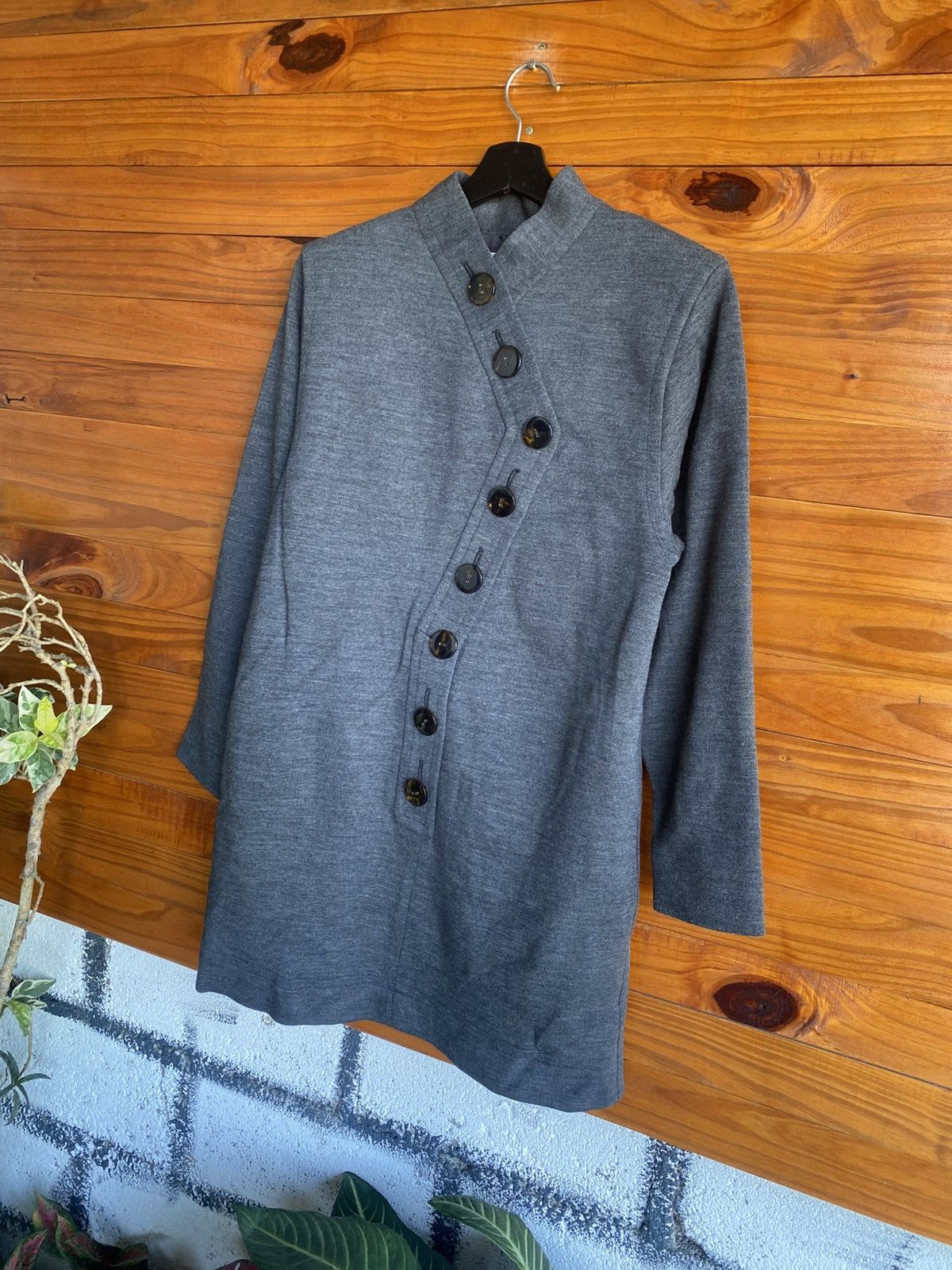 Yves Saint Laurent Vintage Yves Saint Laurent Diffusion Asymmetrical Button Size M / US 6-8 / IT 42-44 - 4 Thumbnail