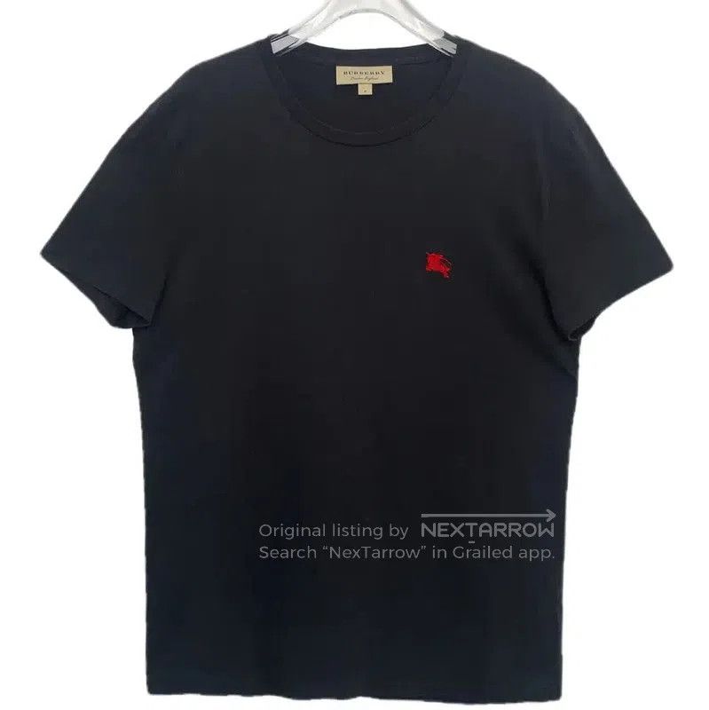 Burberry Burberry Black Cotton Men's T-Shirt. Size US M / EU 48-50 / 2 - 1 Thumbnail