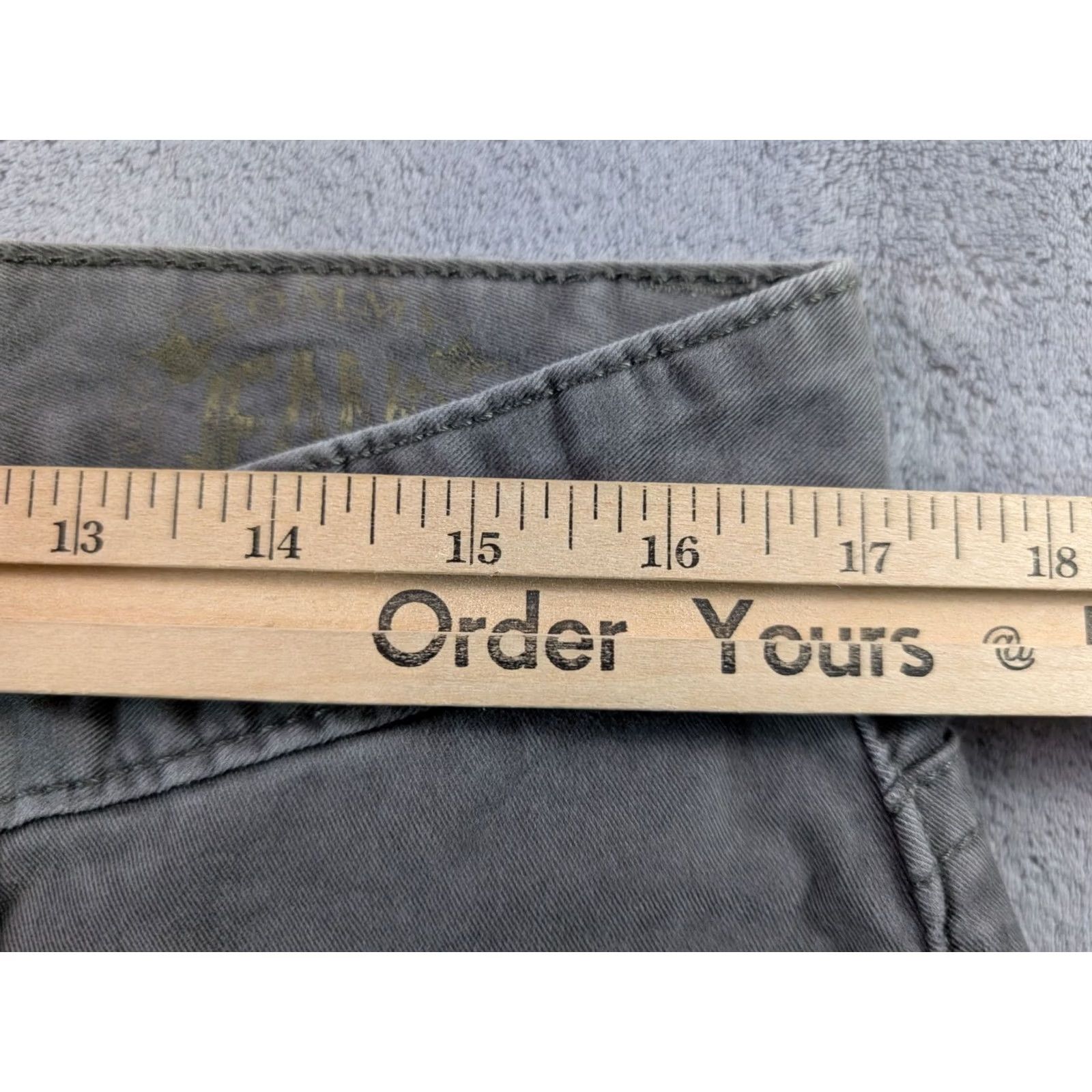 Tommy Bahama Tommy Bahama Boracay 5 Pocket Chino Pants Men 34X33 Gray Stretch Flat Front Slim? Regular fits Size US 35 - 3 Thumbnail