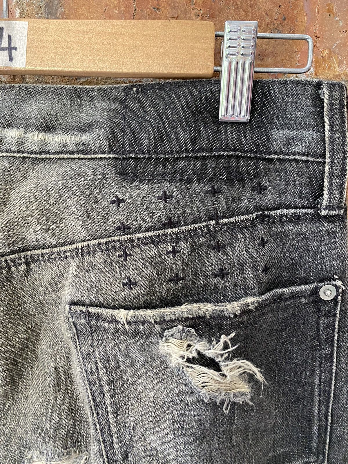 Ksubi Vintage Tsubi era Distressed clock whisker denim Made Aus Size US 32 / EU 48 - 14 Thumbnail