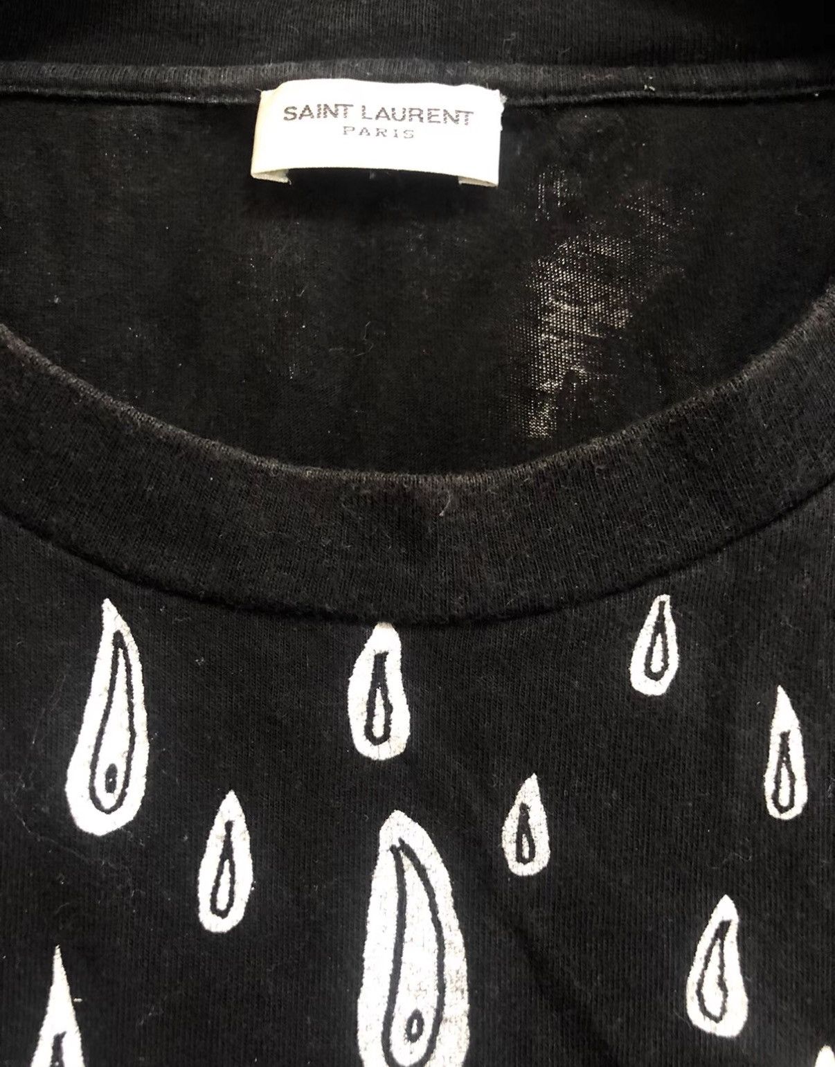 Saint Laurent Paris SLP Crew Neck Short Sleeve J2 Size US M / EU 48-50 / 2 - 5 Thumbnail