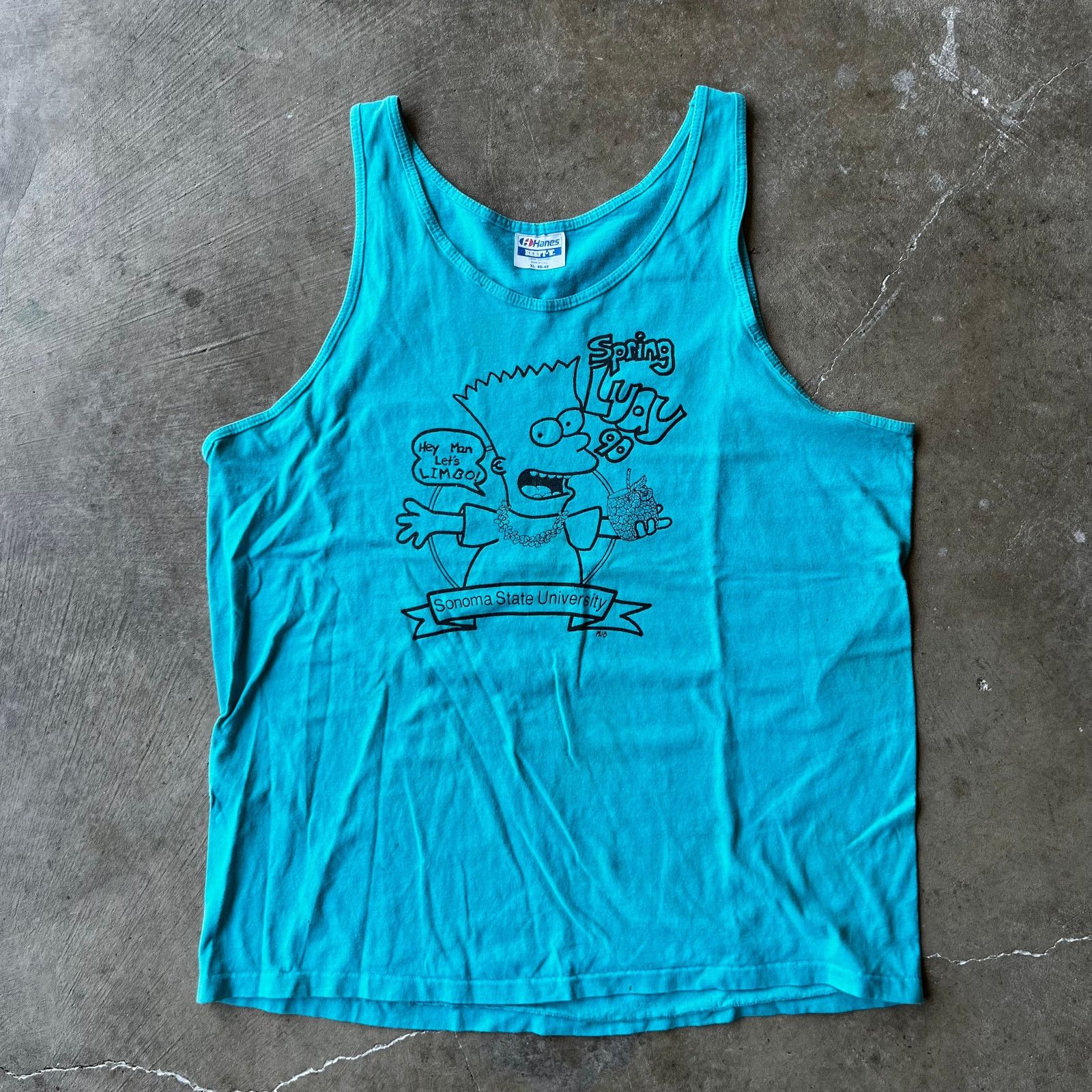 Vintage VINTAGE SONOMA STATE UNIVERSITY BART SIMPSON SHIRT XL 90S Size US XL / EU 56 / 4 - 1 Thumbnail