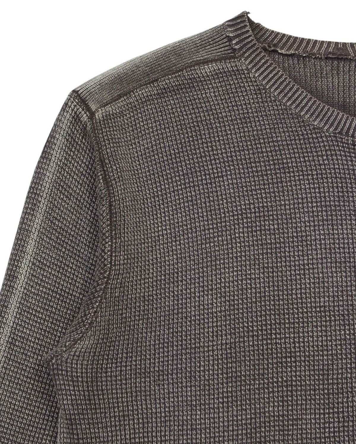 PPFM FW2003 PPFM SOFT WAFFLE TEXTURE WASHED KNIT SWEATER Size US L / EU 52-54 / 3 - 4 Thumbnail