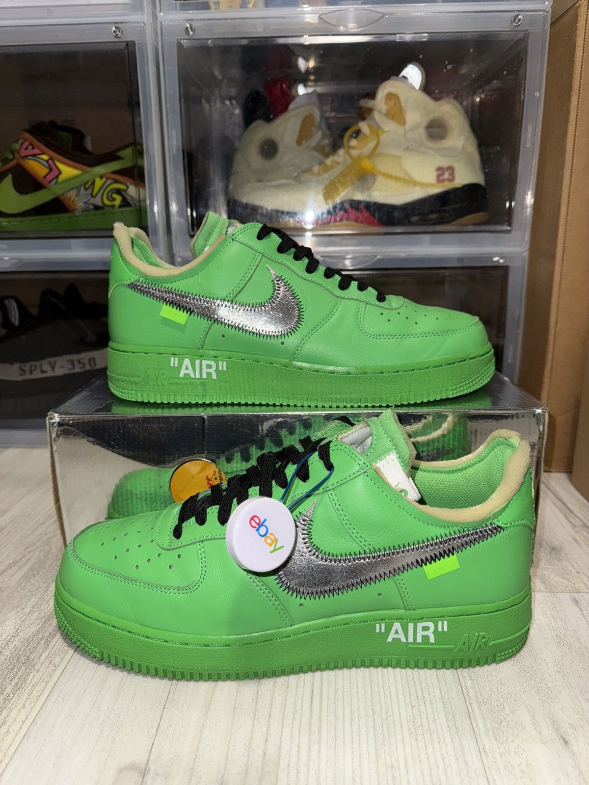 Nike × Off-White Off-White Nike Air Force 1 Low SP Brooklyn Size US 9 / EU 42 - 2 Thumbnail
