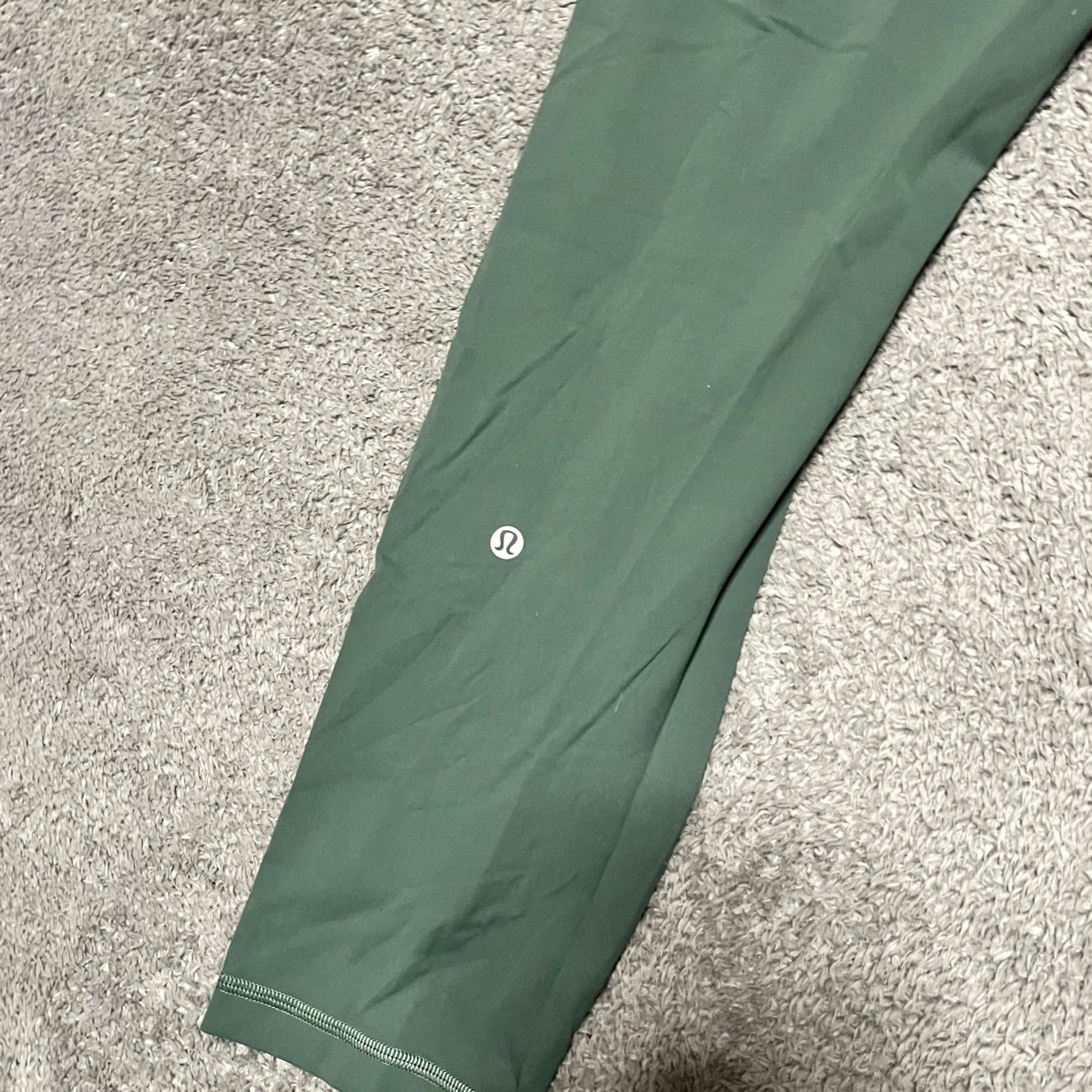 Lululemon VINTAGE Lululemon Leggings Womens 14 Wunder Train High Rise Pockets 25" Green W5EPSS Size 36" / US 14 / IT 50 - 3 Thumbnail