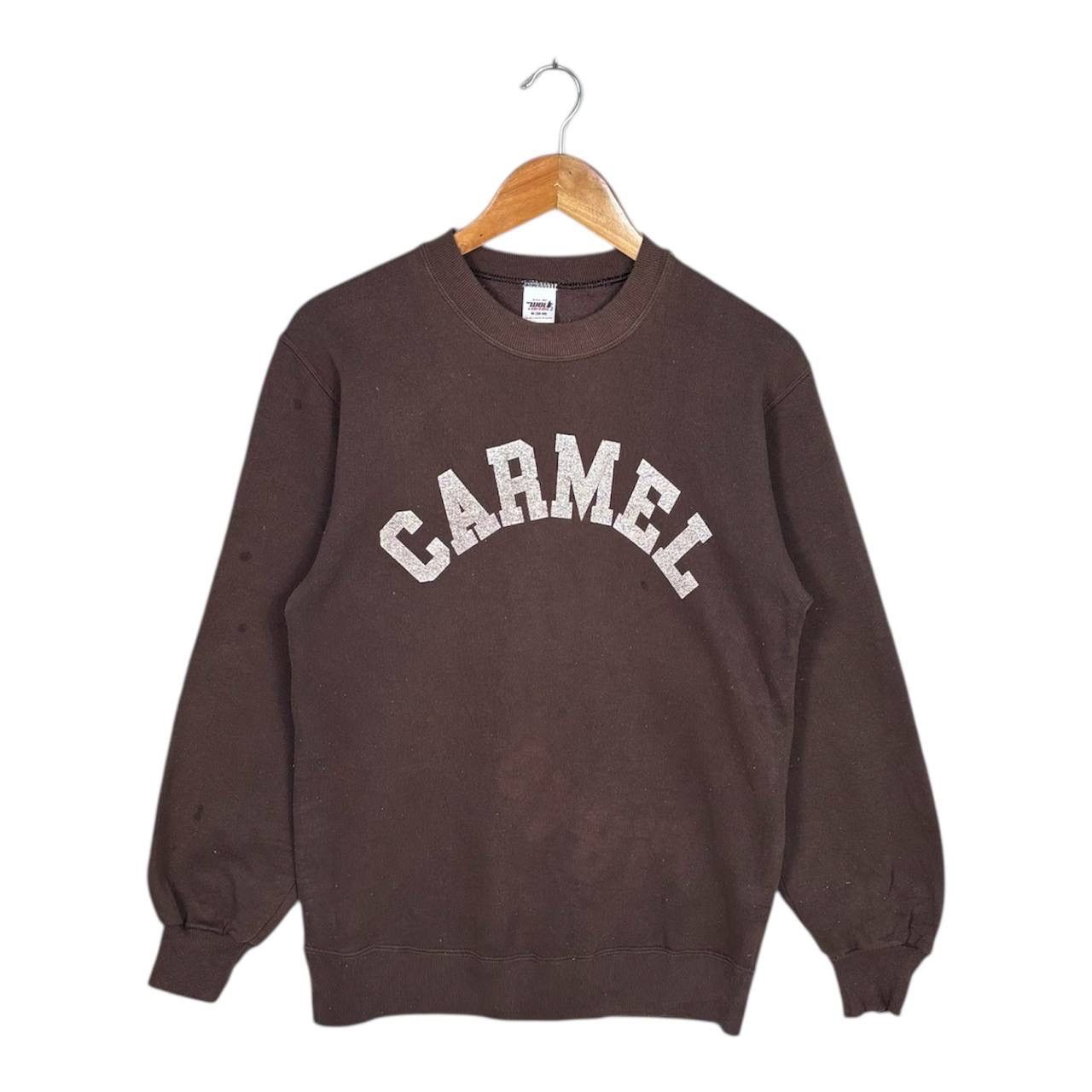 Vintage Vintage 90s Carmel California Brown Crewneck Sweatshirt Size US M / EU 48-50 / 2 - 1 Thumbnail