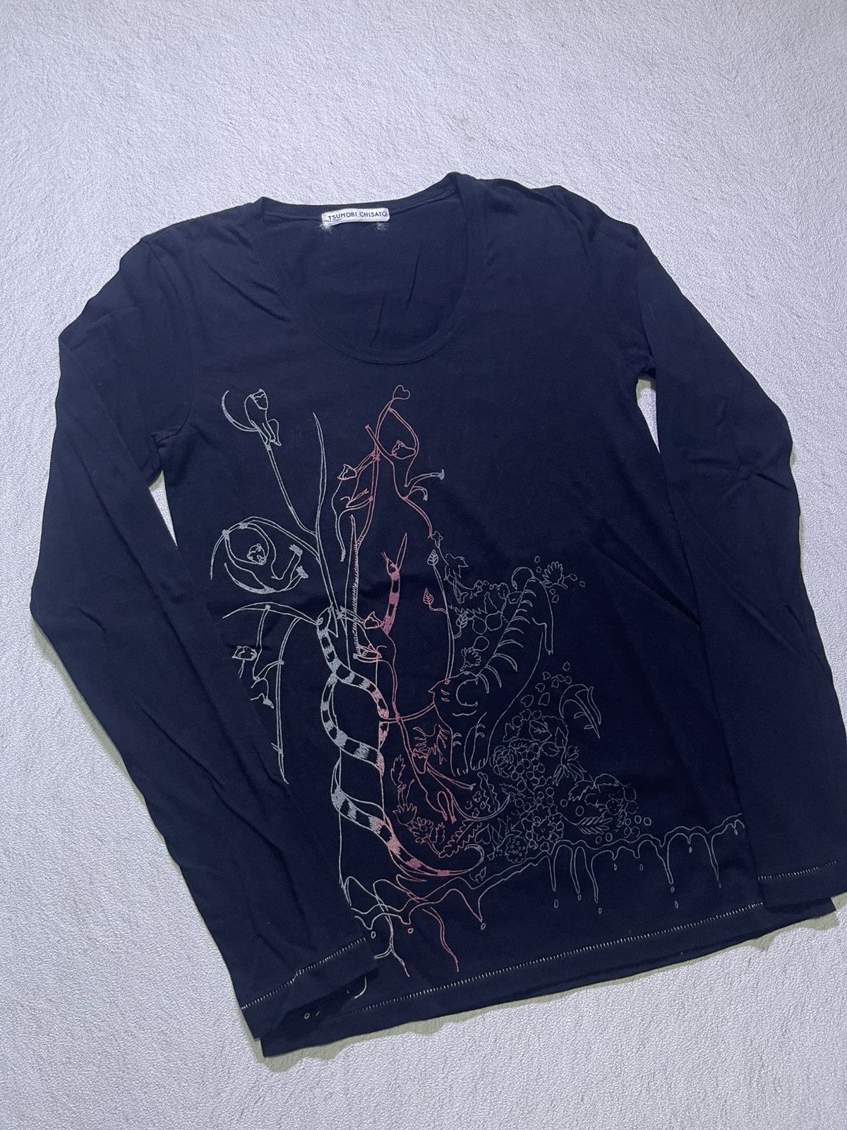 Japanese Brand TSUMORI CHISATO long sleeve tshirt Size US S / EU 44-46 / 1 - 2 Thumbnail