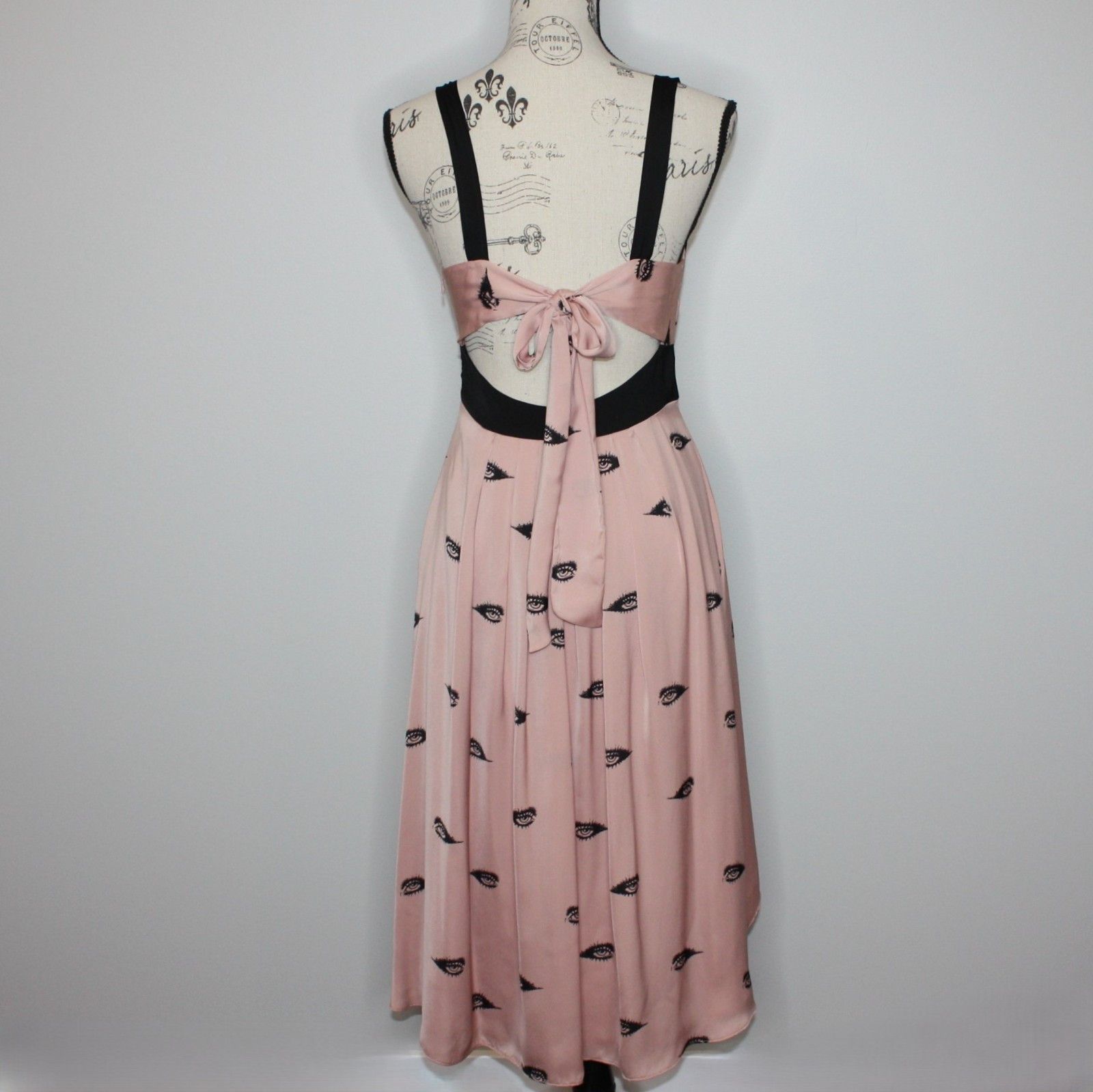 Other Viva Vena! by Vena Cava Pleated Eye Print Dress in size US 6 Size M / US 6-8 / IT 42-44 - 13 Thumbnail