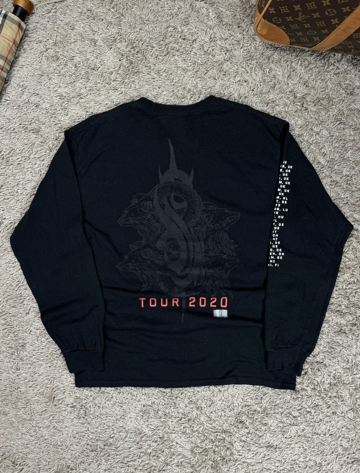 Band Tees Longsleeve rock Slipknot Tour 2020 original music item Size US L / EU 52-54 / 3 - 1 Thumbnail