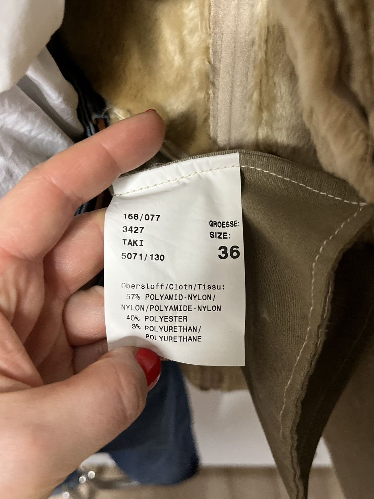 CINQUE Beige women's sheepskin coat artificial soft fur Cinque 36 Size S / US 4 / IT 40 - 8 Thumbnail