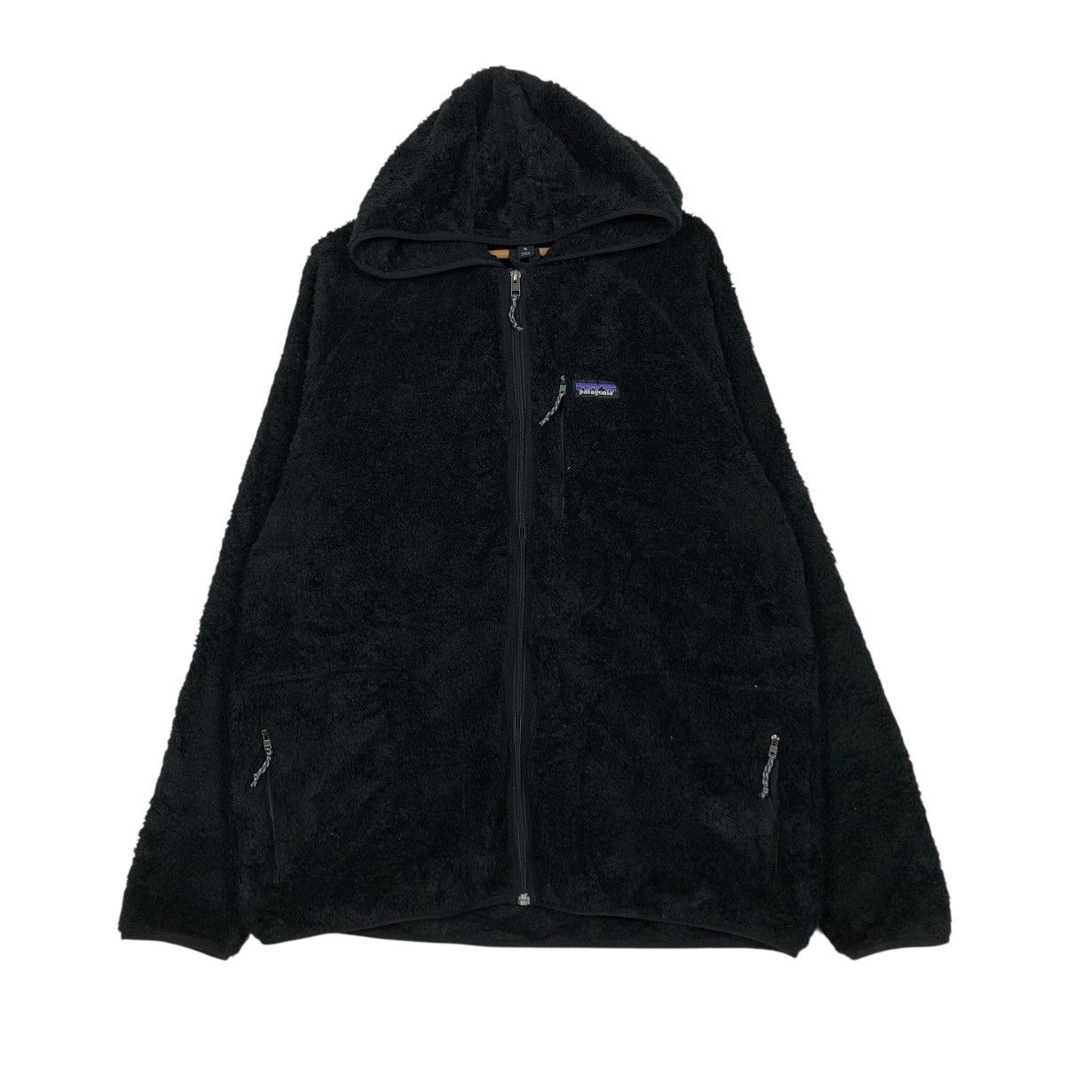 Patagonia 🔥RICH BLACK VINTAGE FLEECE JACKET PATAGONIA DIP PILE Size US XL / EU 56 / 4 - 3 Thumbnail