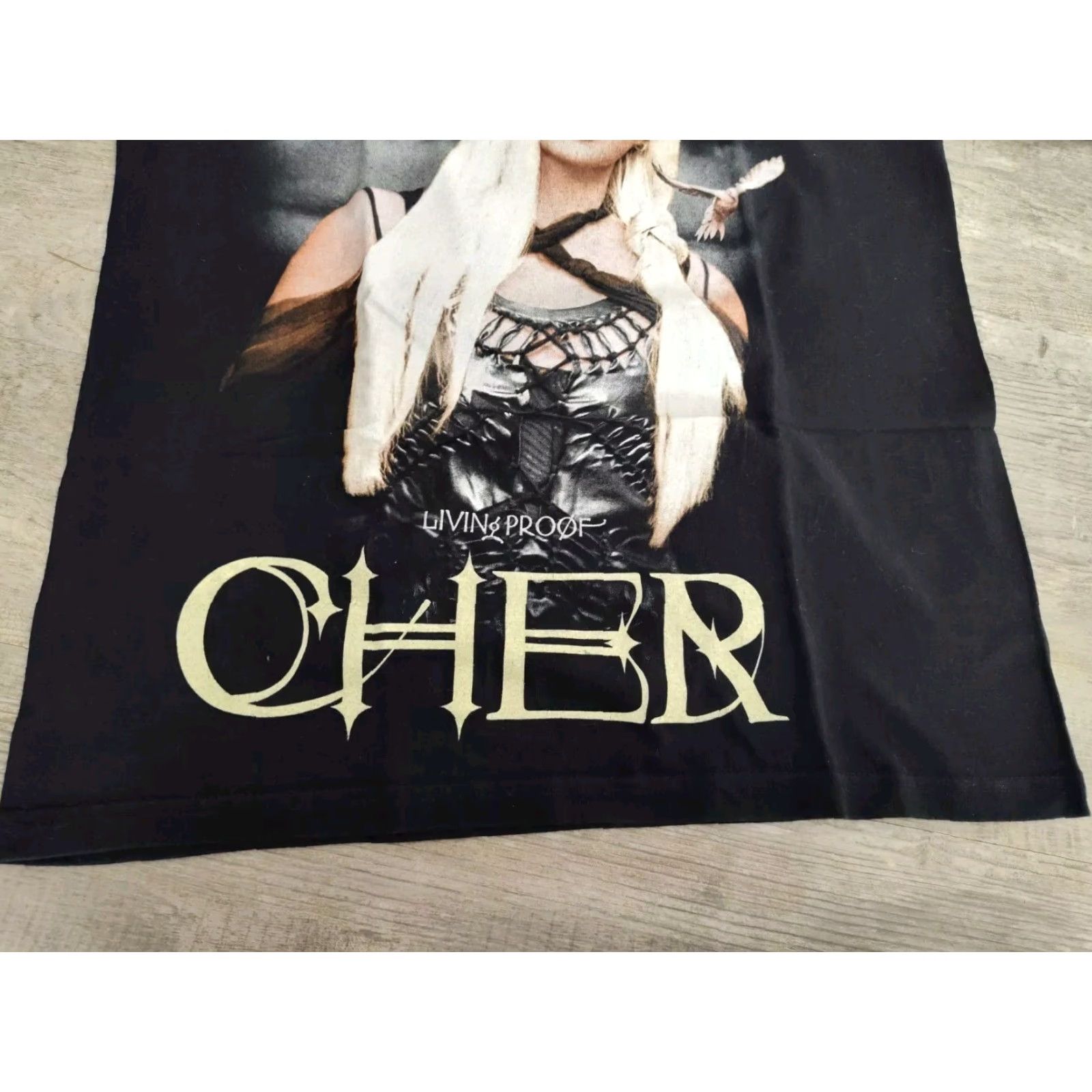 Vintage VINTAGE 2002 CHER LIVING PROOF Farewell TOUR Concert T-Shirt Double Sided Size US M / EU 48-50 / 2 - 2 Thumbnail