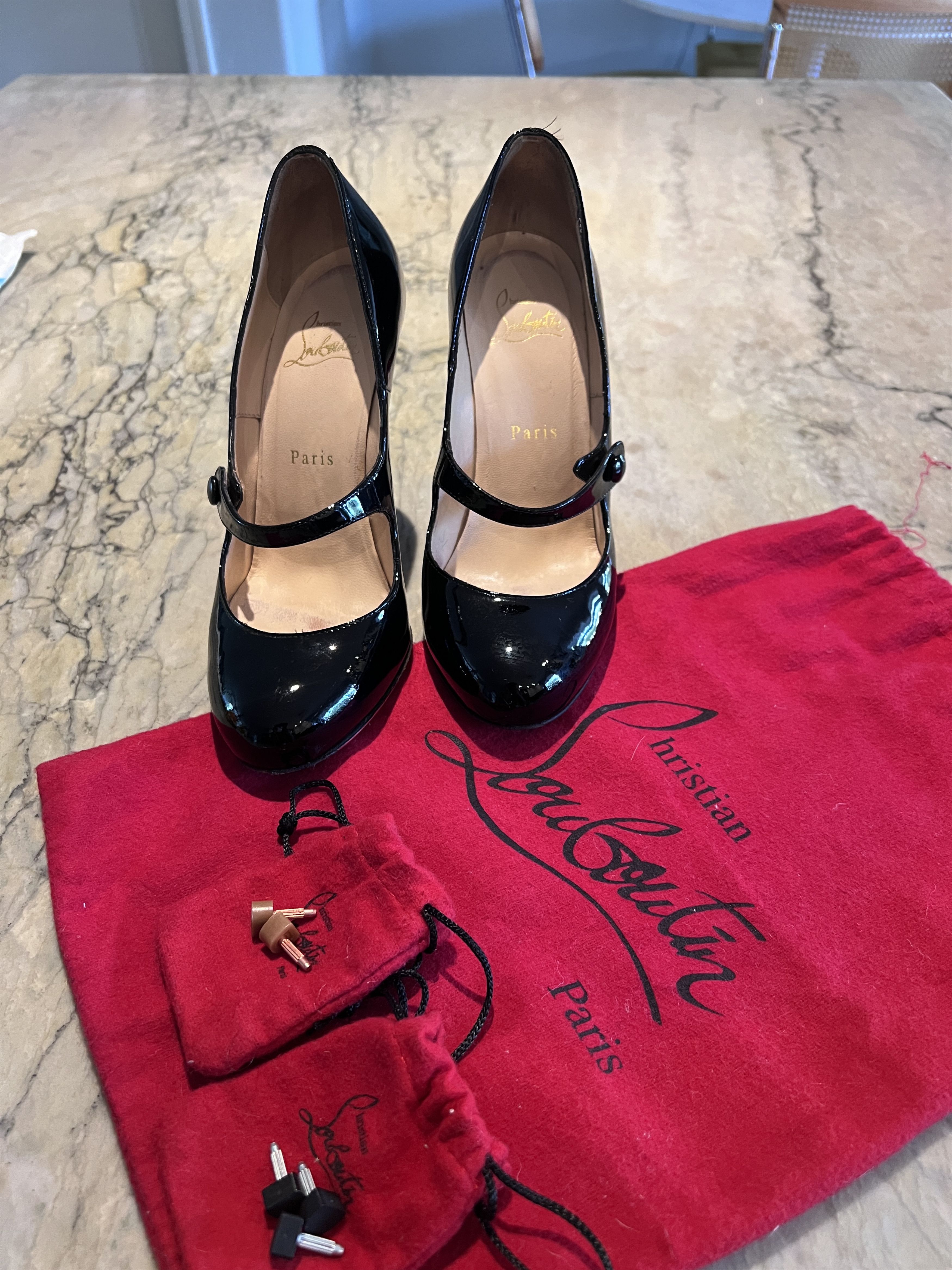 Christian Louboutin Christian Louboutin Patent Charleen Mary Jane Size US 7 / IT 37 - 1 Thumbnail