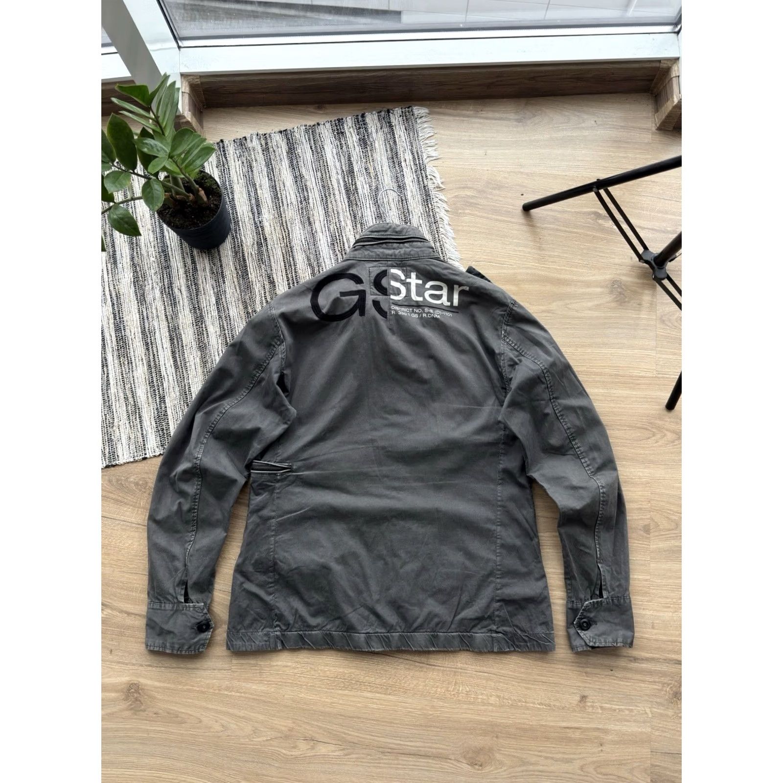 Vintage VINTAGE G Star Raw Military Jacket Shirt Men L Military Gray 90s City Outdoor Casual Workwear Zip Pocket Size US L / EU 52-54 / 3 - 5 Thumbnail