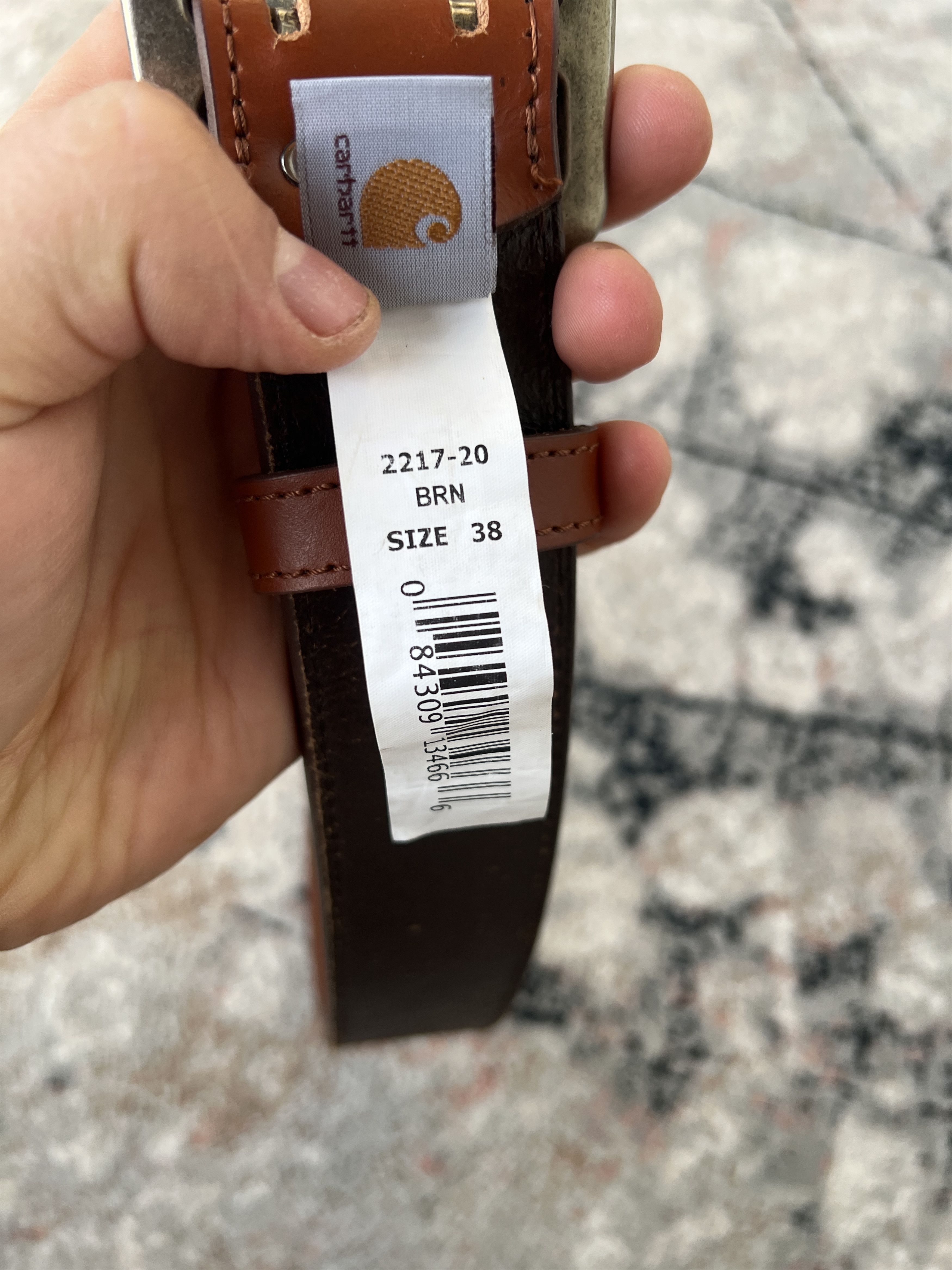 Carhartt Carharrt Leather Belt Size ONE SIZE - 8 Thumbnail
