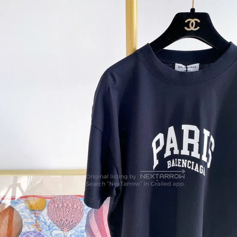 Balenciaga Balenciaga Black T-Shirt Size US M / EU 48-50 / 2 - 3 Thumbnail