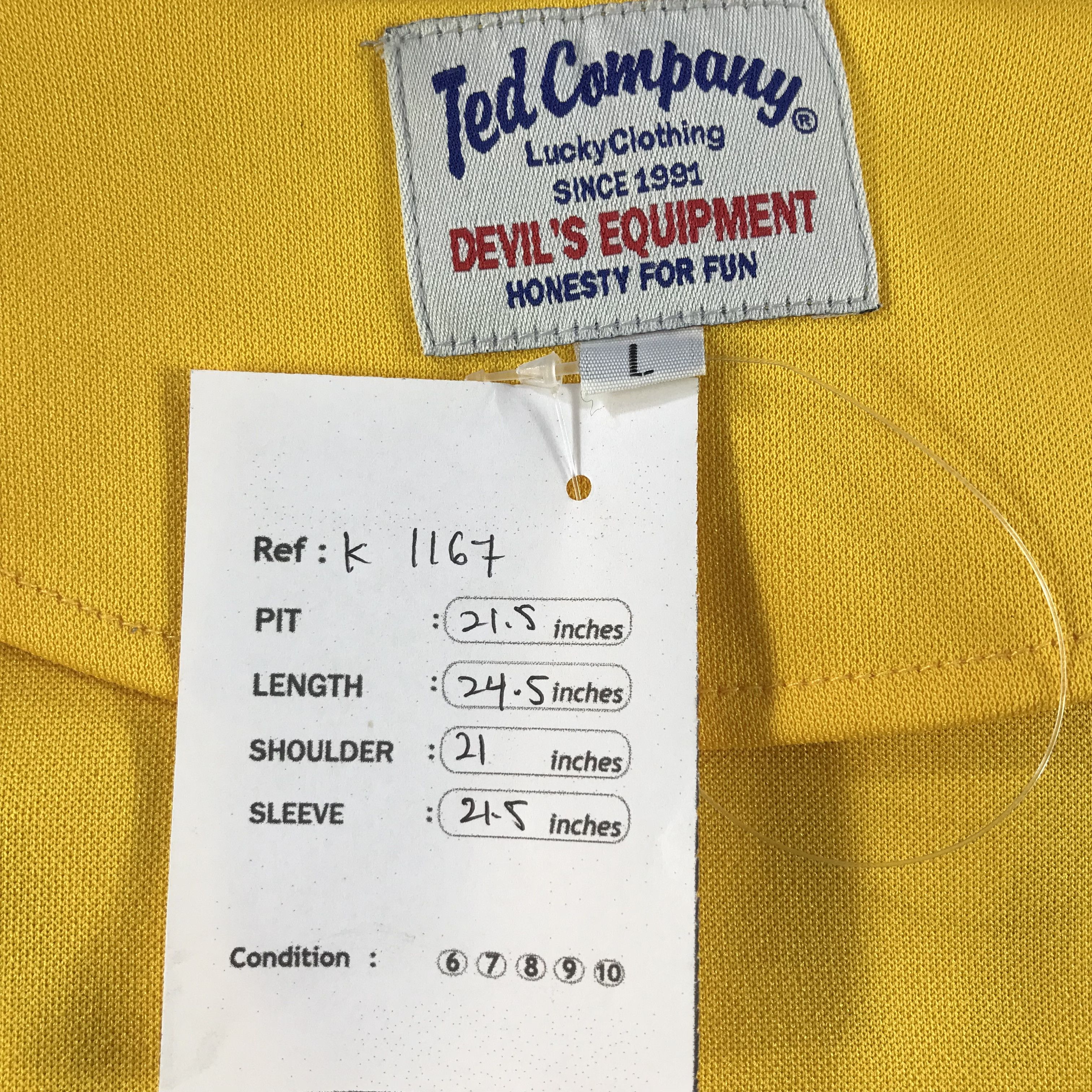 Tedman Ted Company Lucky Red Devil U.S Marines Zip-up Track Jacket Size US L / EU 52-54 / 3 - 9 Thumbnail
