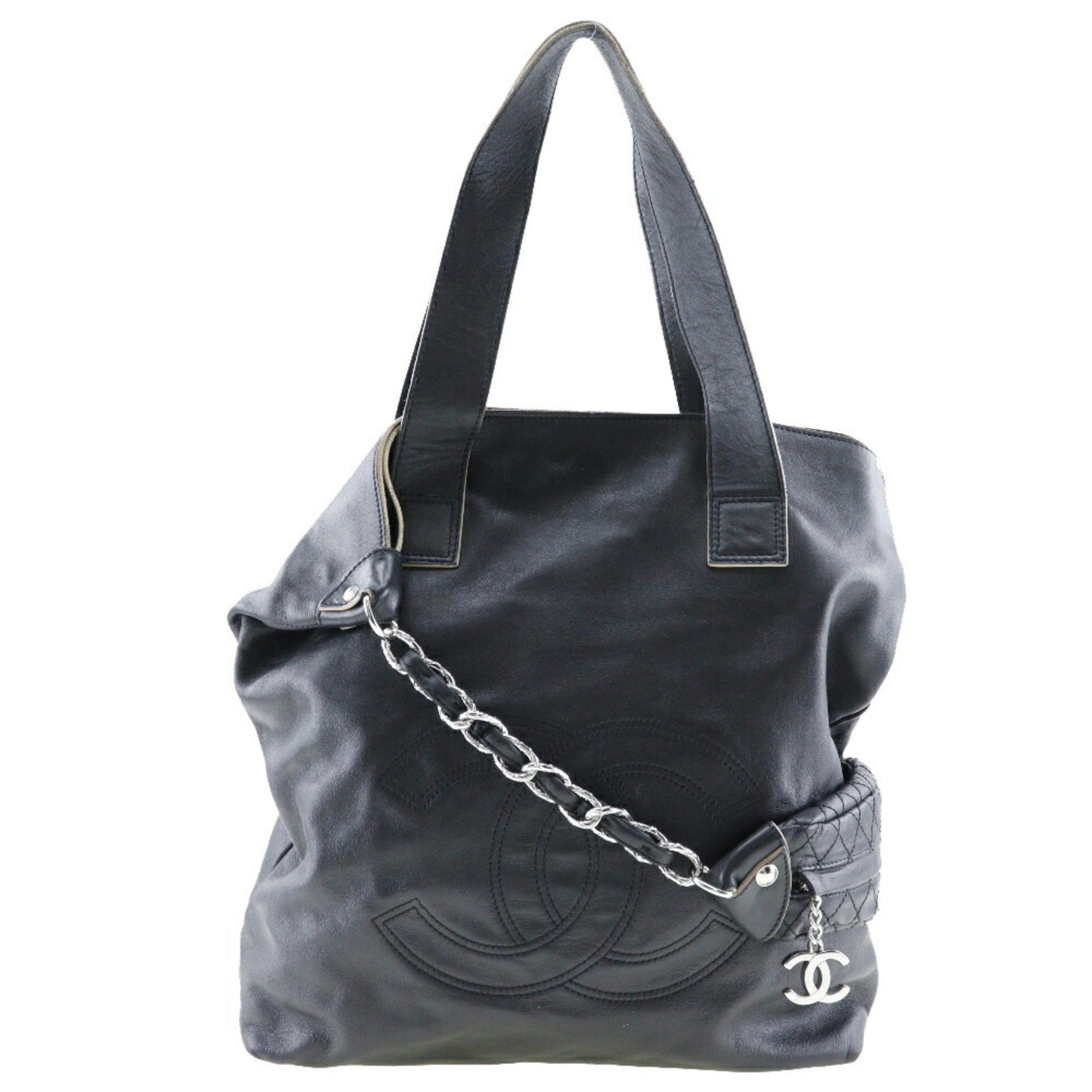 image of Chanel Cabas Handbag in Black, Women's