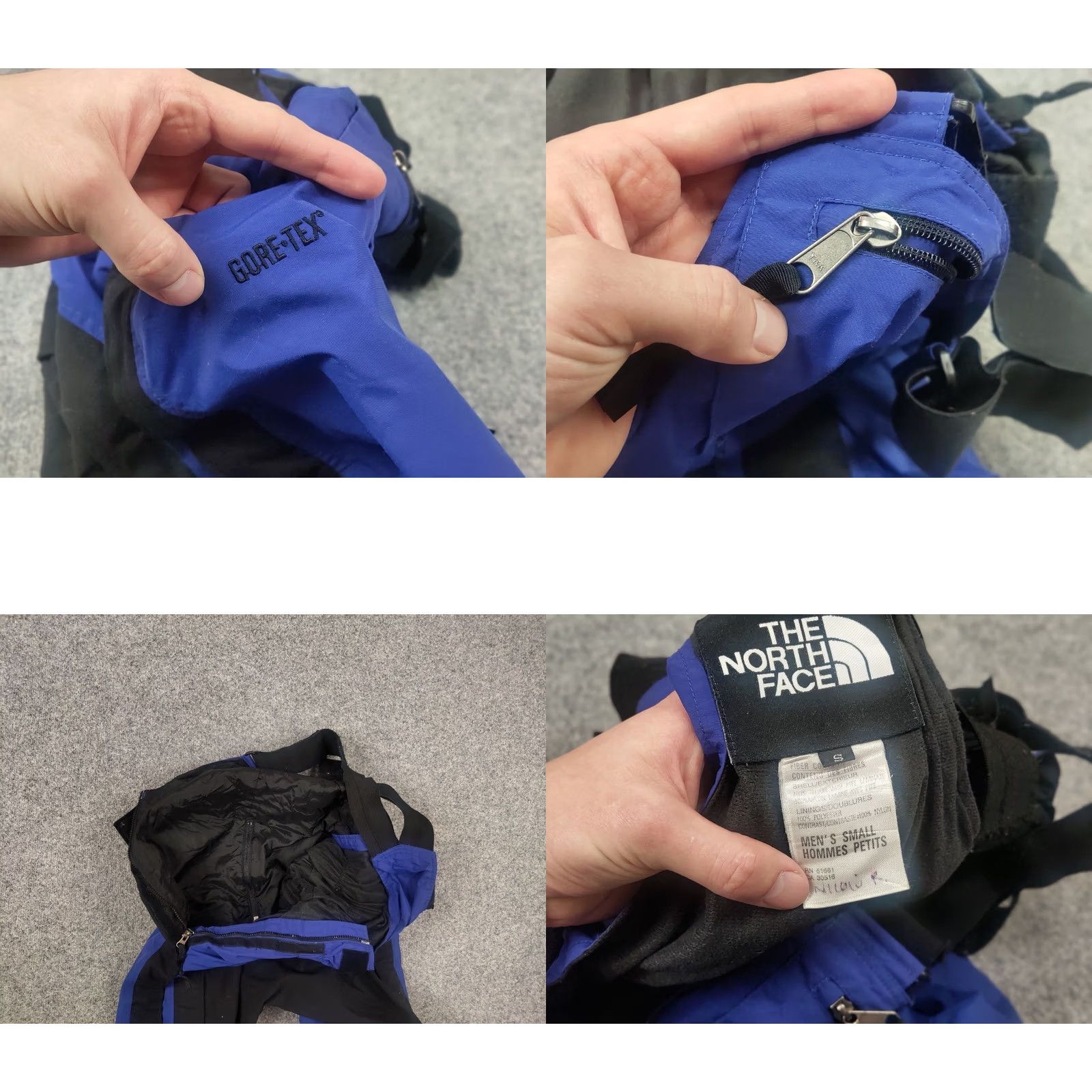 The North Face Vintage 90's The North Face Mountain Light Full Zip GORE-TEX Overall Pants Blue Size US 29 - 10 Thumbnail