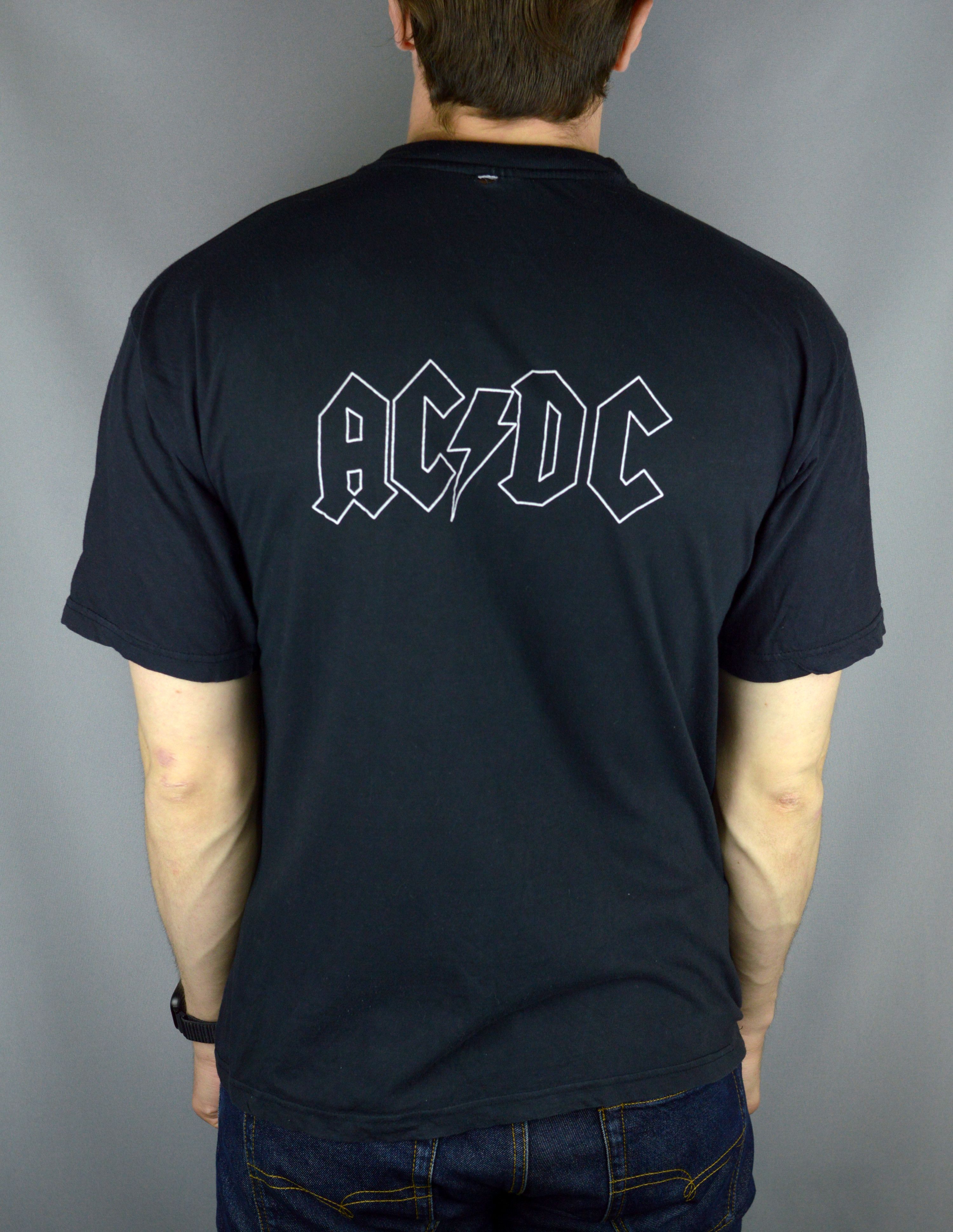 AC/DC × Vintage Vintage AC DC 90s t shirt Size US M / EU 48-50 / 2 - 2 Thumbnail