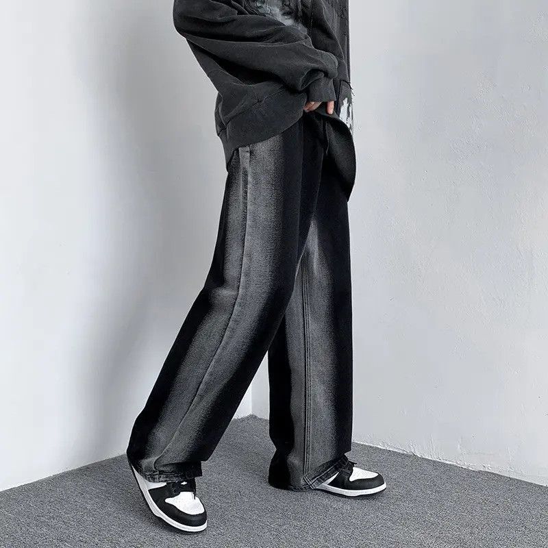 Japanese Brand Retro loose hip-hop wide leg jeans Size US 32 / EU 48 - 3 Thumbnail