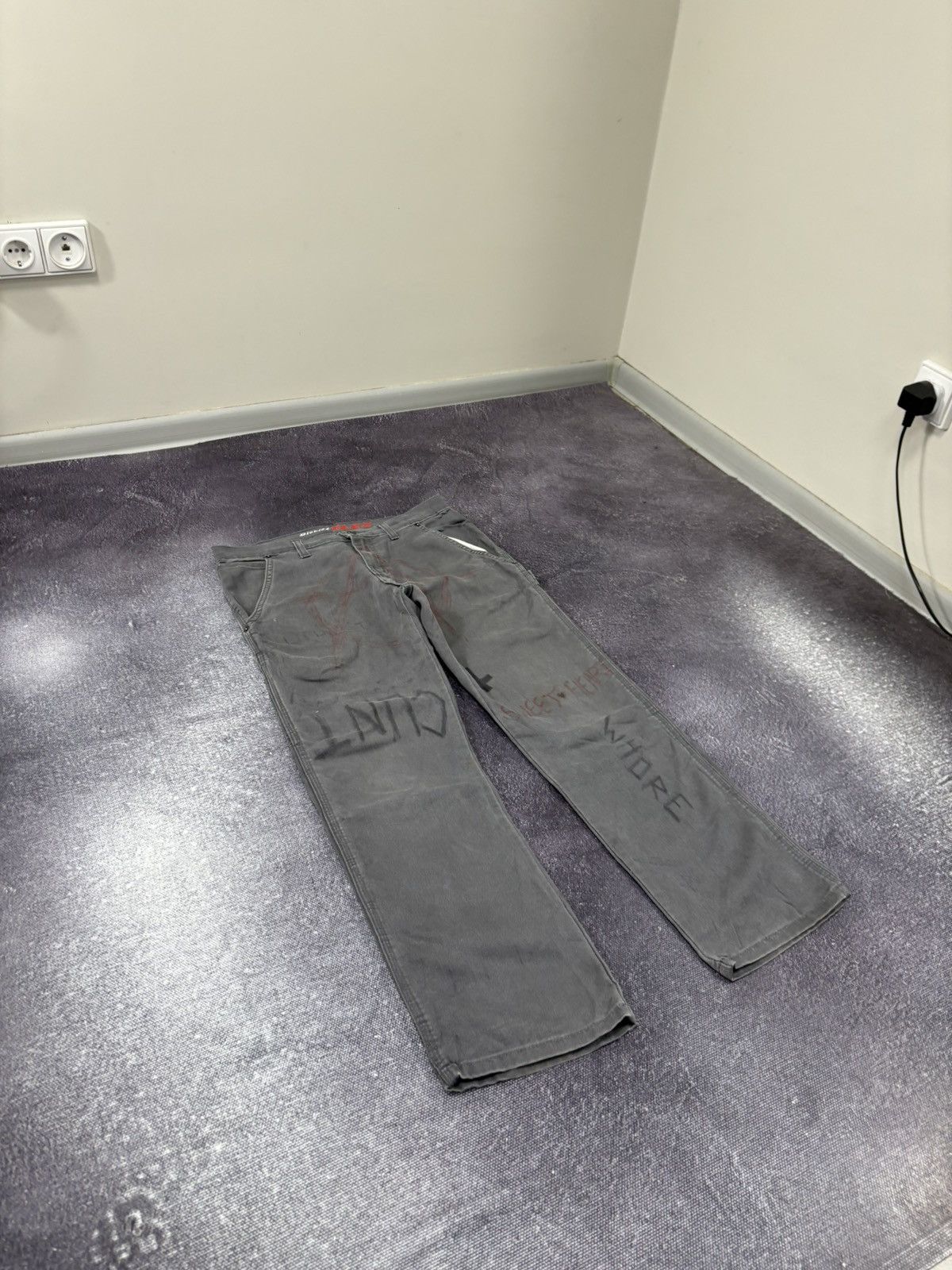 Dickies Vintage Dickies Custom Anarchy Cult Hype Pants Size US 30 / EU 46 - 7 Thumbnail