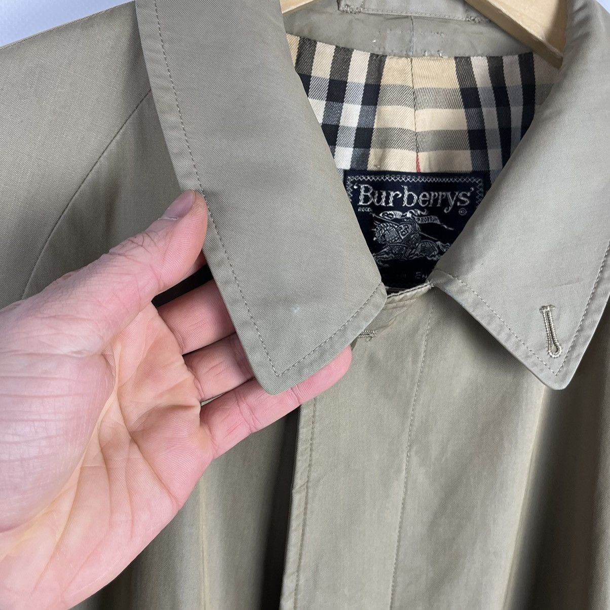 Burberry Vintage Burberrys prorsum Nova Check rare Trench Coat 90’s Size US M / EU 48-50 / 2 - 20 Thumbnail