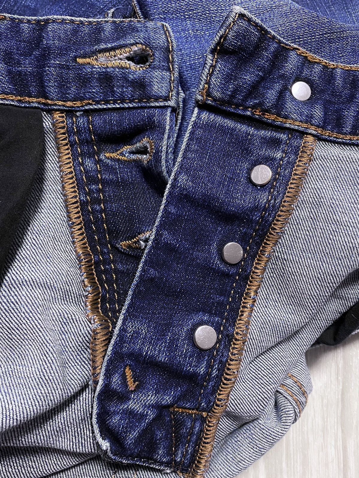 Just Cavalli Unisex Just Cavalli Slim Fit Washed Blue Jeans Denim Size US 31 - 15 Thumbnail