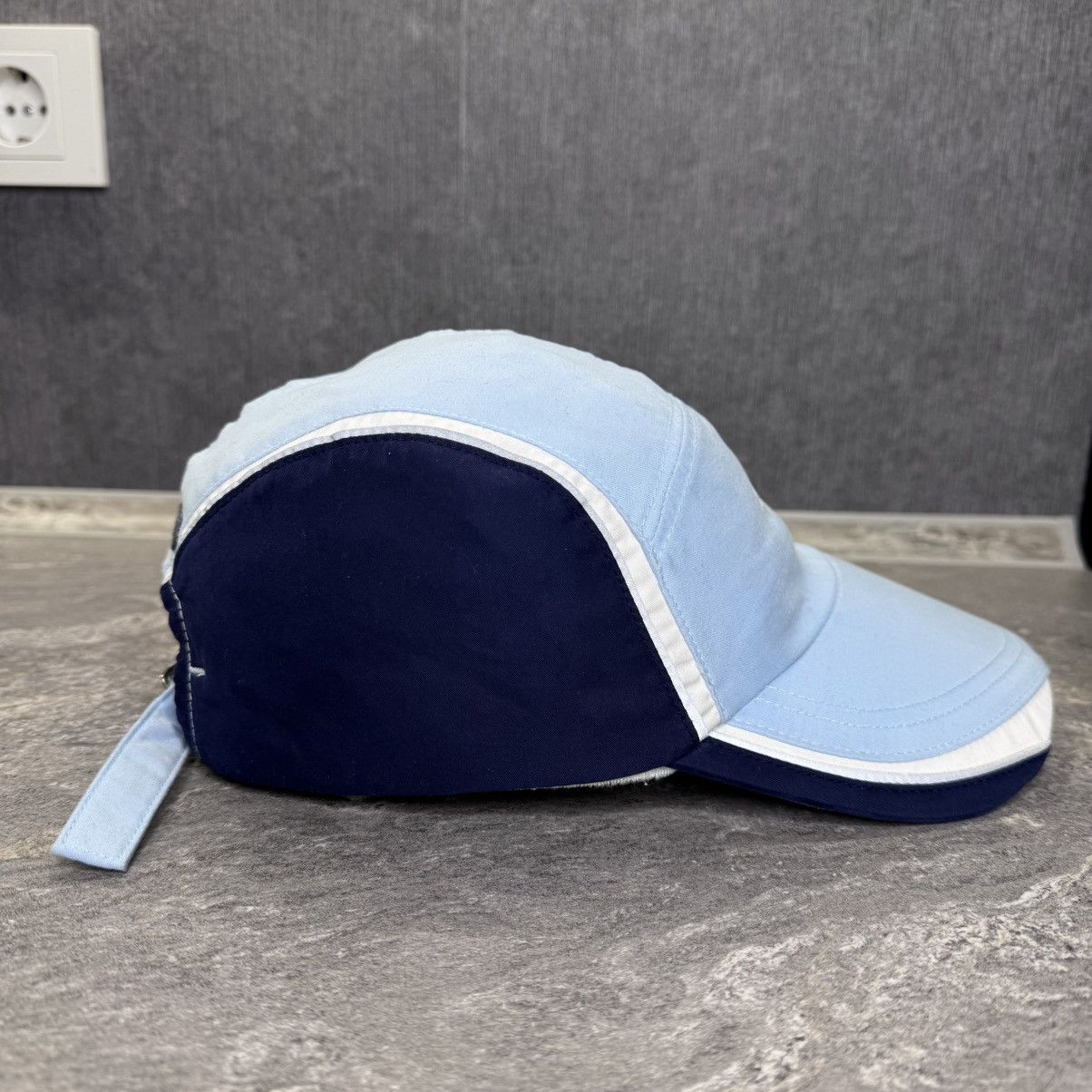 Puma Y2K Puma nylon 5-panel hat suede cap camp vintage big logo Size ONE SIZE - 4 Thumbnail