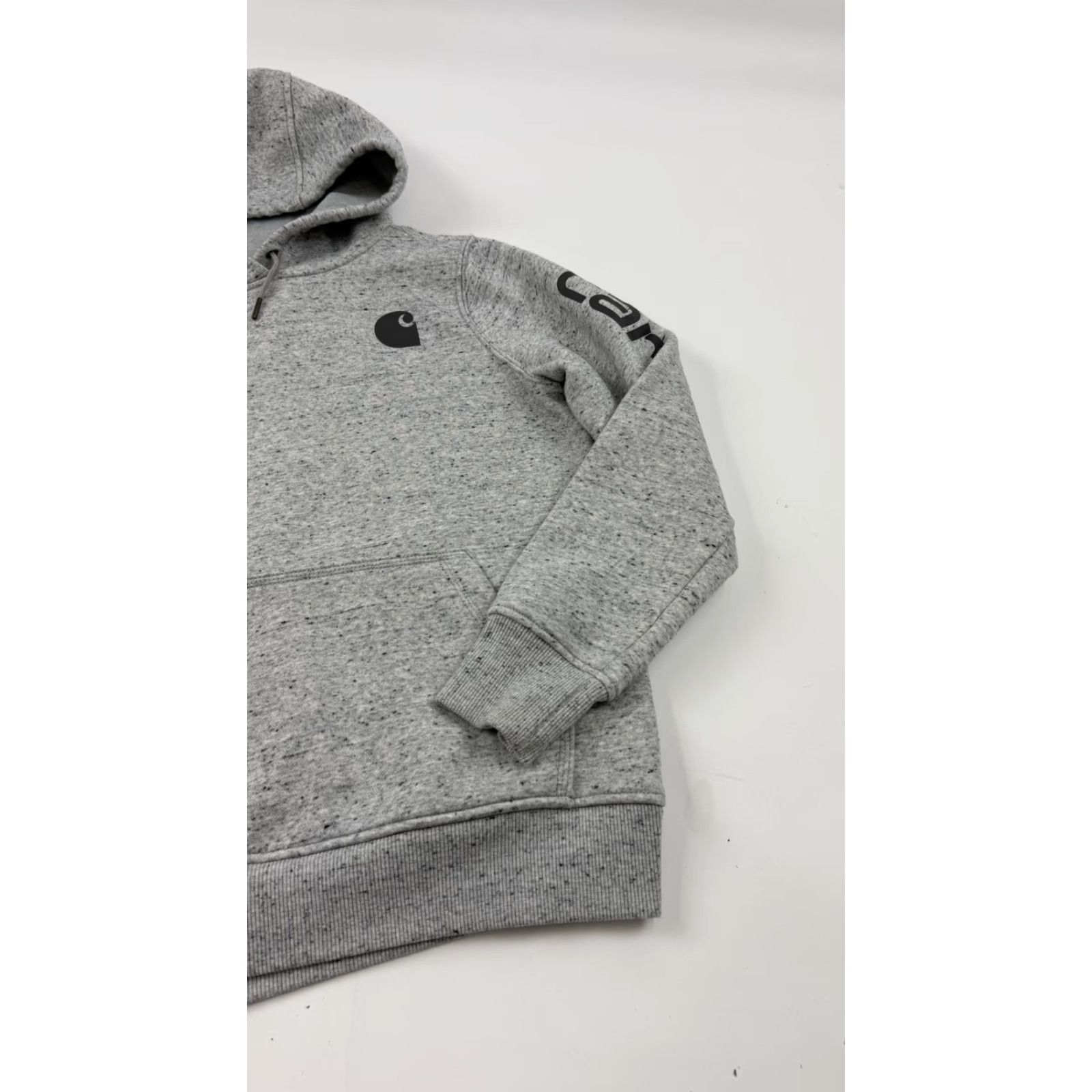 Carhartt VINTAGE: Not applicable as per data (skip) Carhartt Hoodie Womens Small Gray Clarksburg Graphic Sleeve Logo Pullover Size S / US 4 / IT 40 - 2 Thumbnail