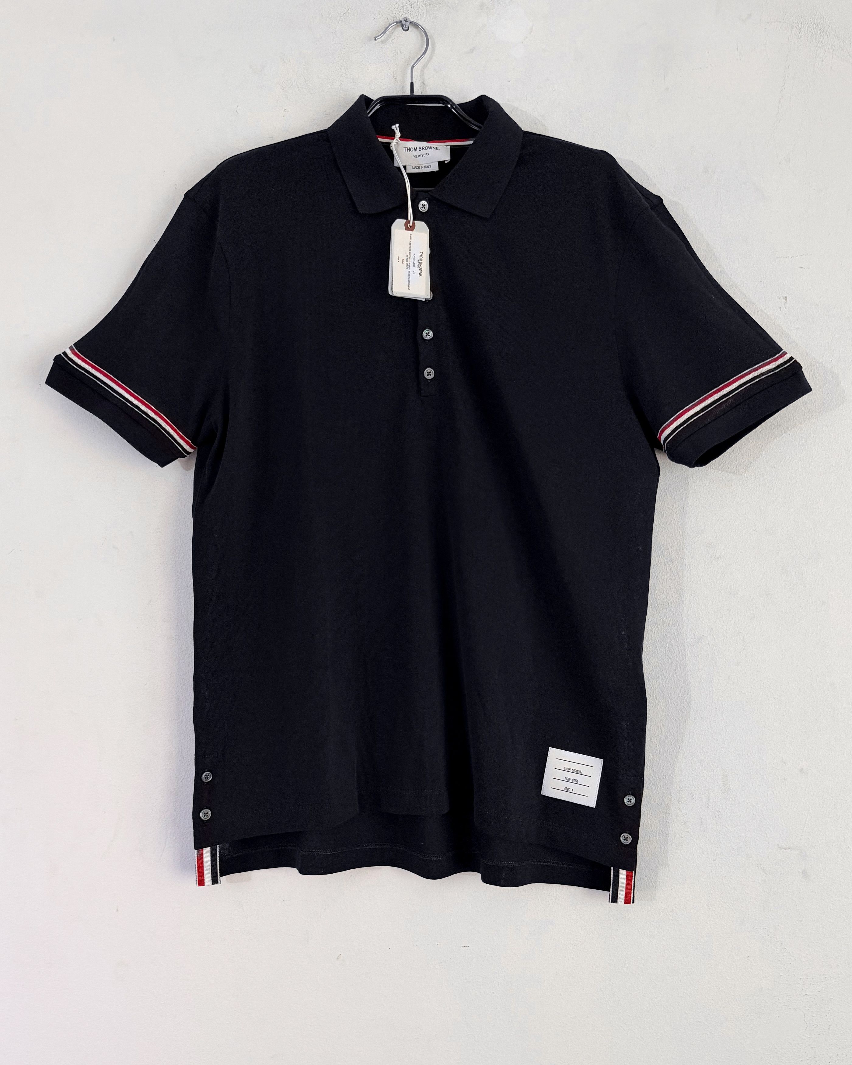 Thom Browne Thom Browne RWB Navy Polo Size US XL / EU 56 / 4 - 1 Thumbnail