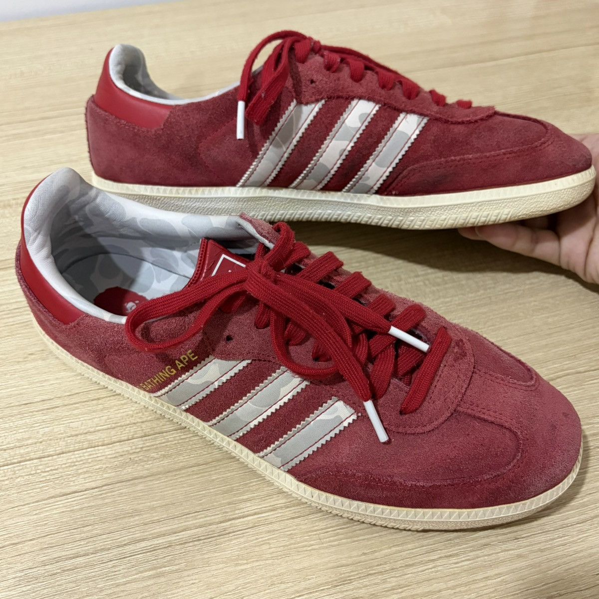 Adidas × Bape Bape x Samba Size US 8.5 / EU 41-42 - 3 Thumbnail