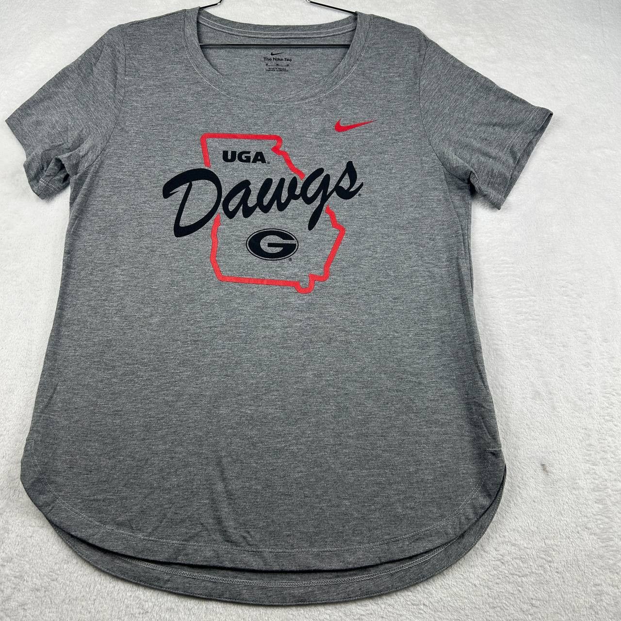 Nike Georgia Bulldogs Shirt Women Medium Gray Nike New M Size M / US 6-8 / IT 42-44 - 1 Thumbnail
